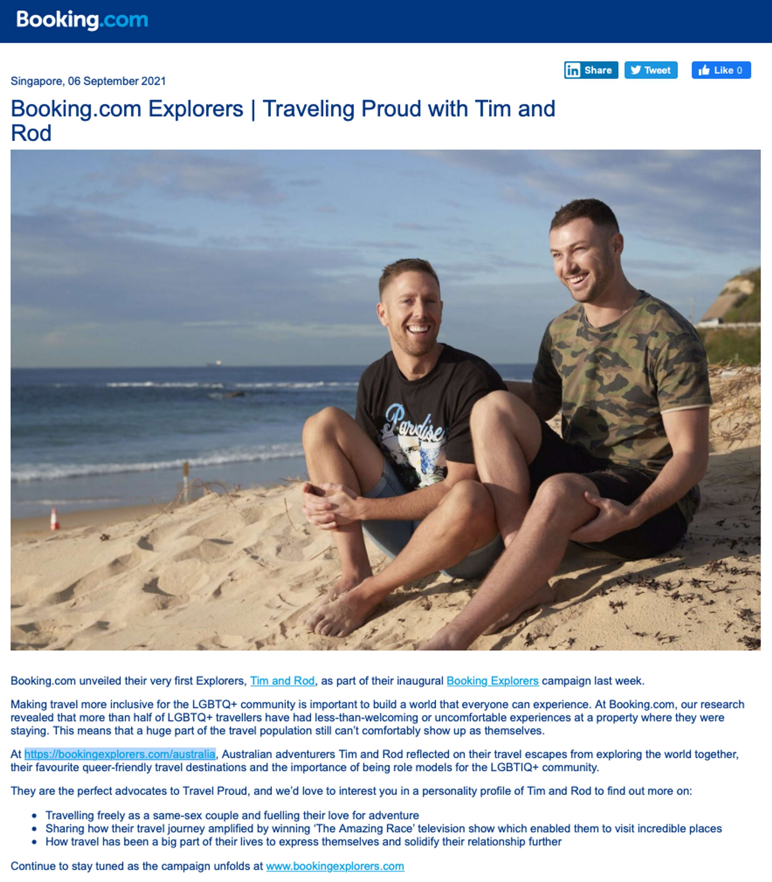 Travelling proud with Tim & Rod by Jon Reid
