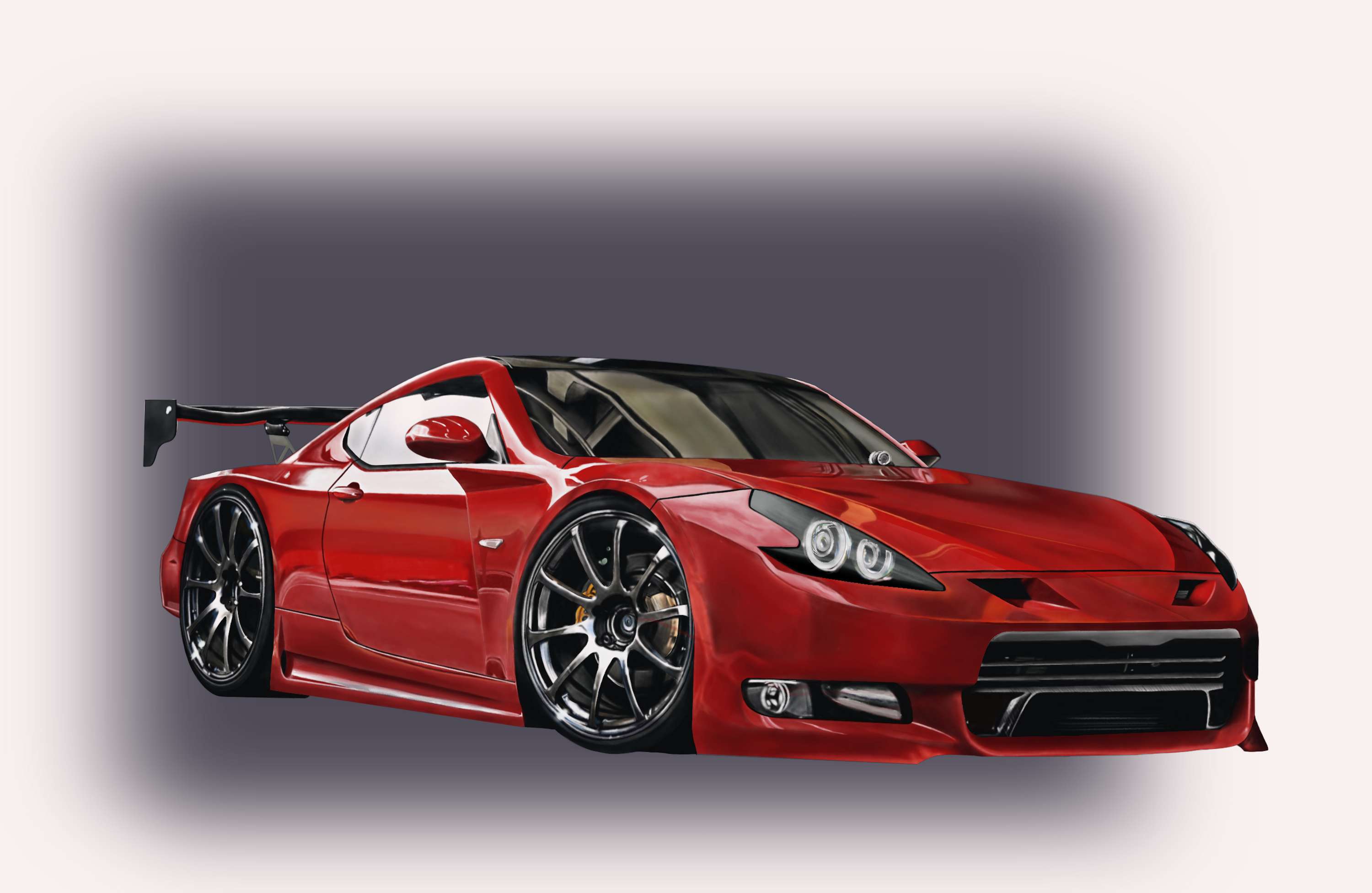 370z Drawing by Alessia Bressi