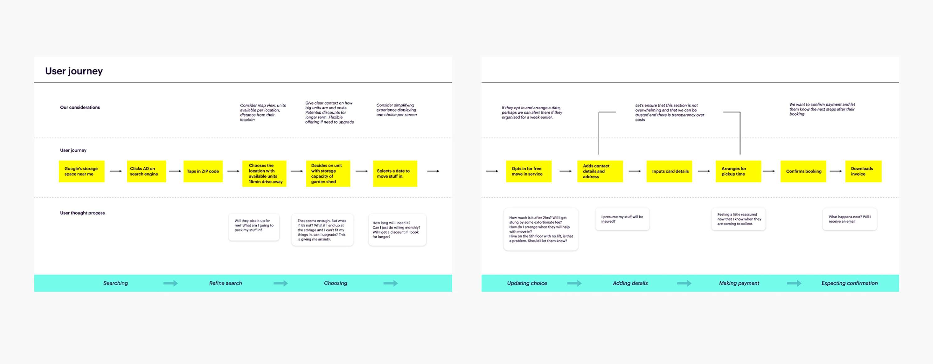 Designing a seamless booking experience for a self storage software company by Nick Quinn