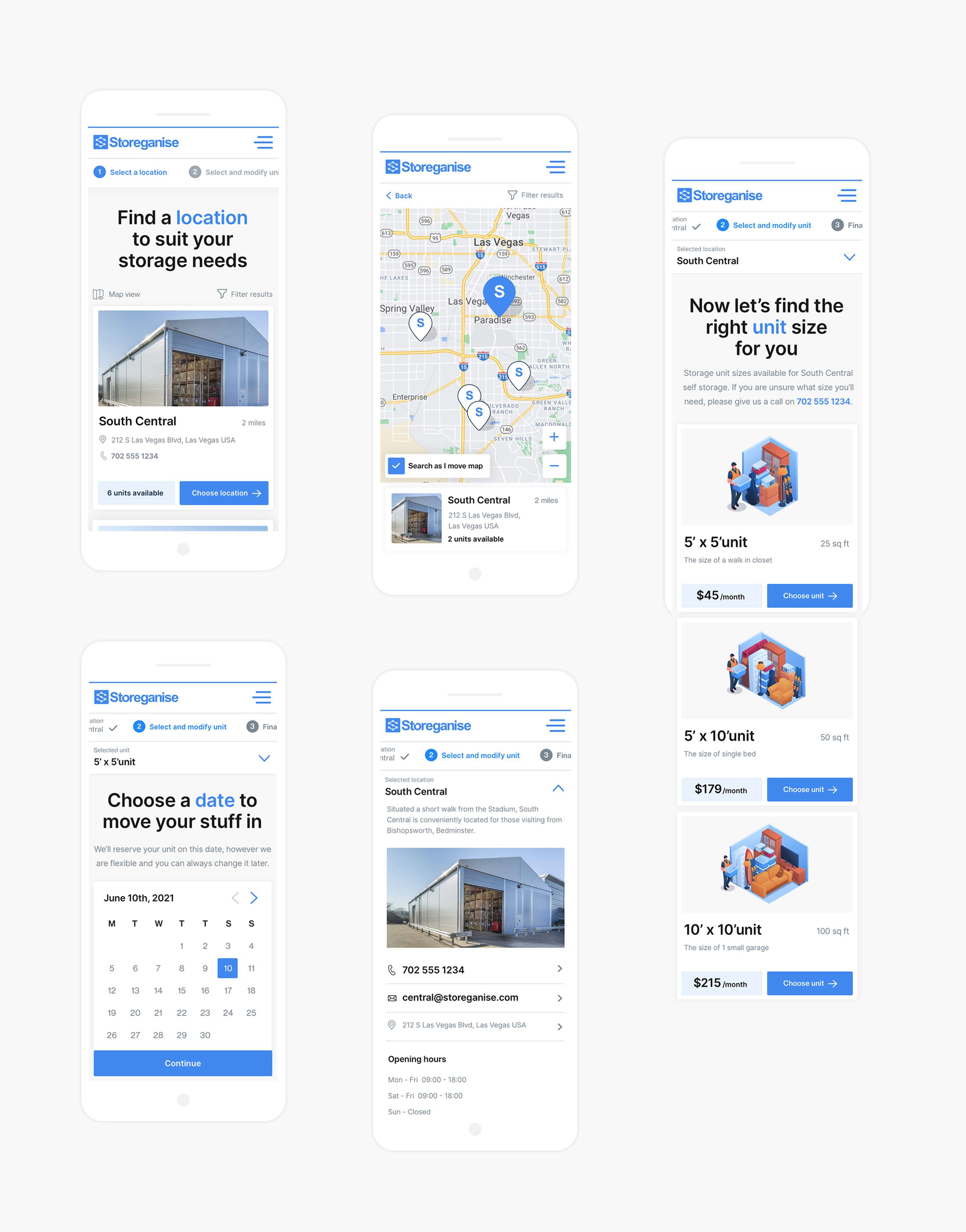 Designing a seamless booking experience for a self storage software company by Nick Quinn