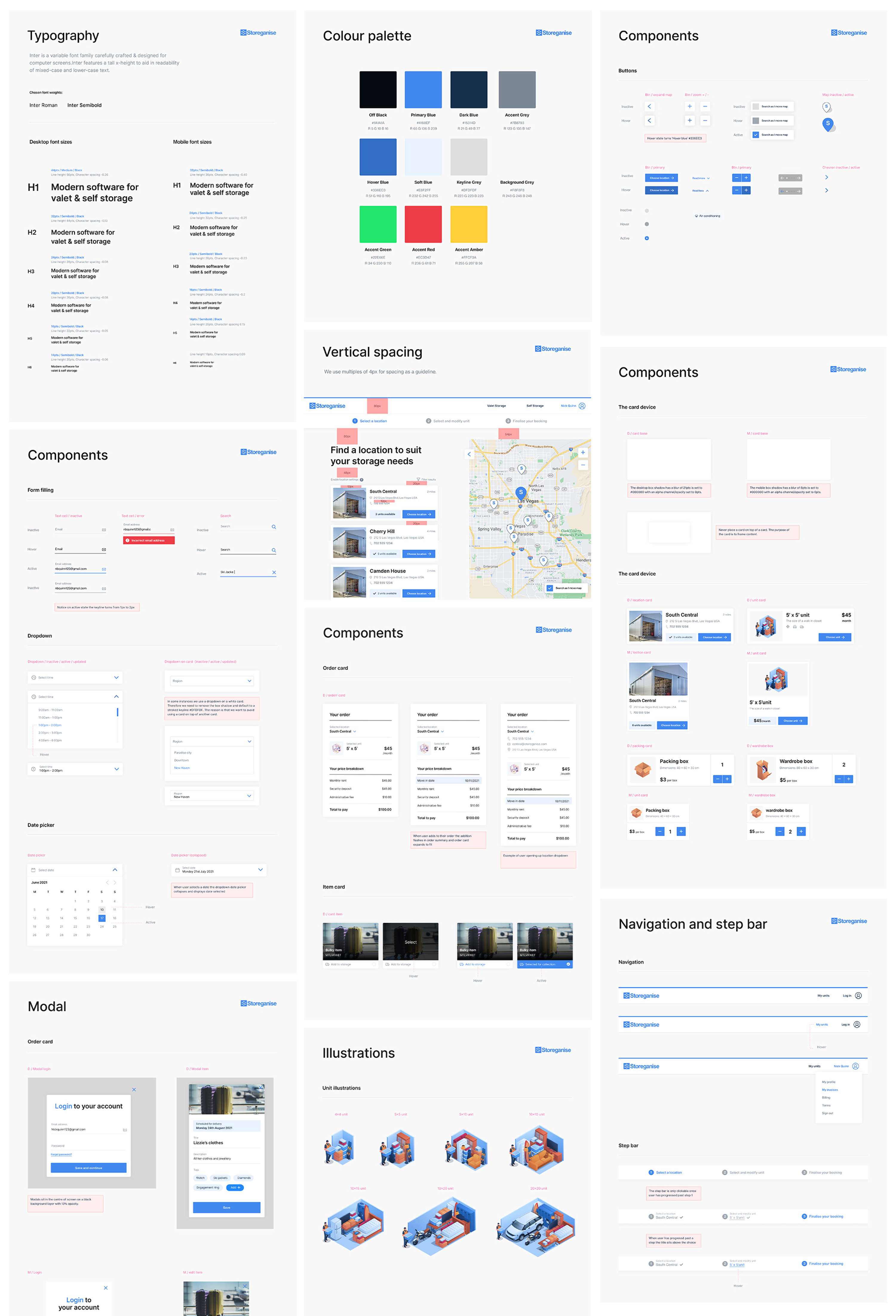 Designing a seamless booking experience for a self storage software company by Nick Quinn