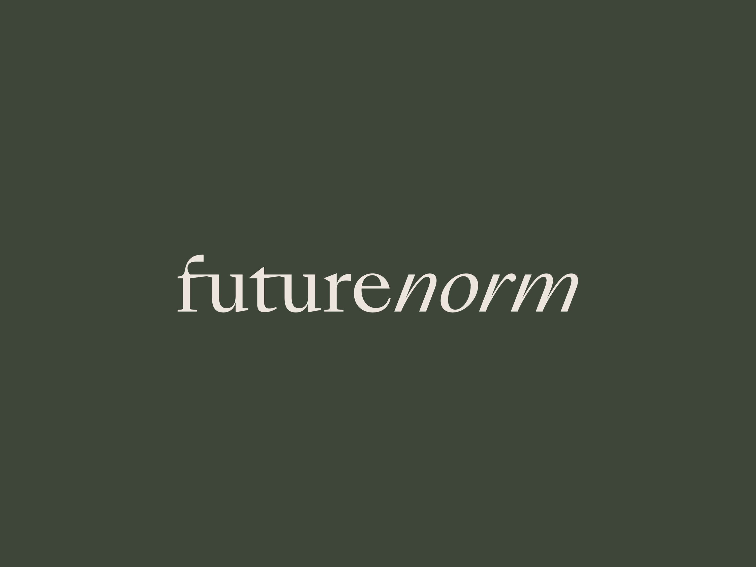 Visual Brand Identity - Futurenorm by Alix Picken