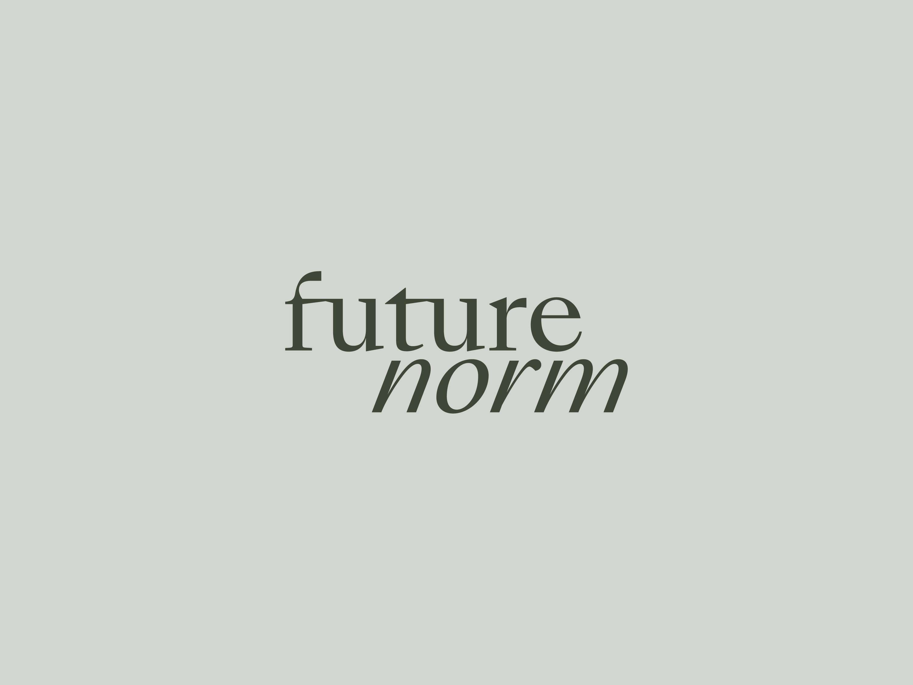 Visual Brand Identity - Futurenorm by Alix Picken