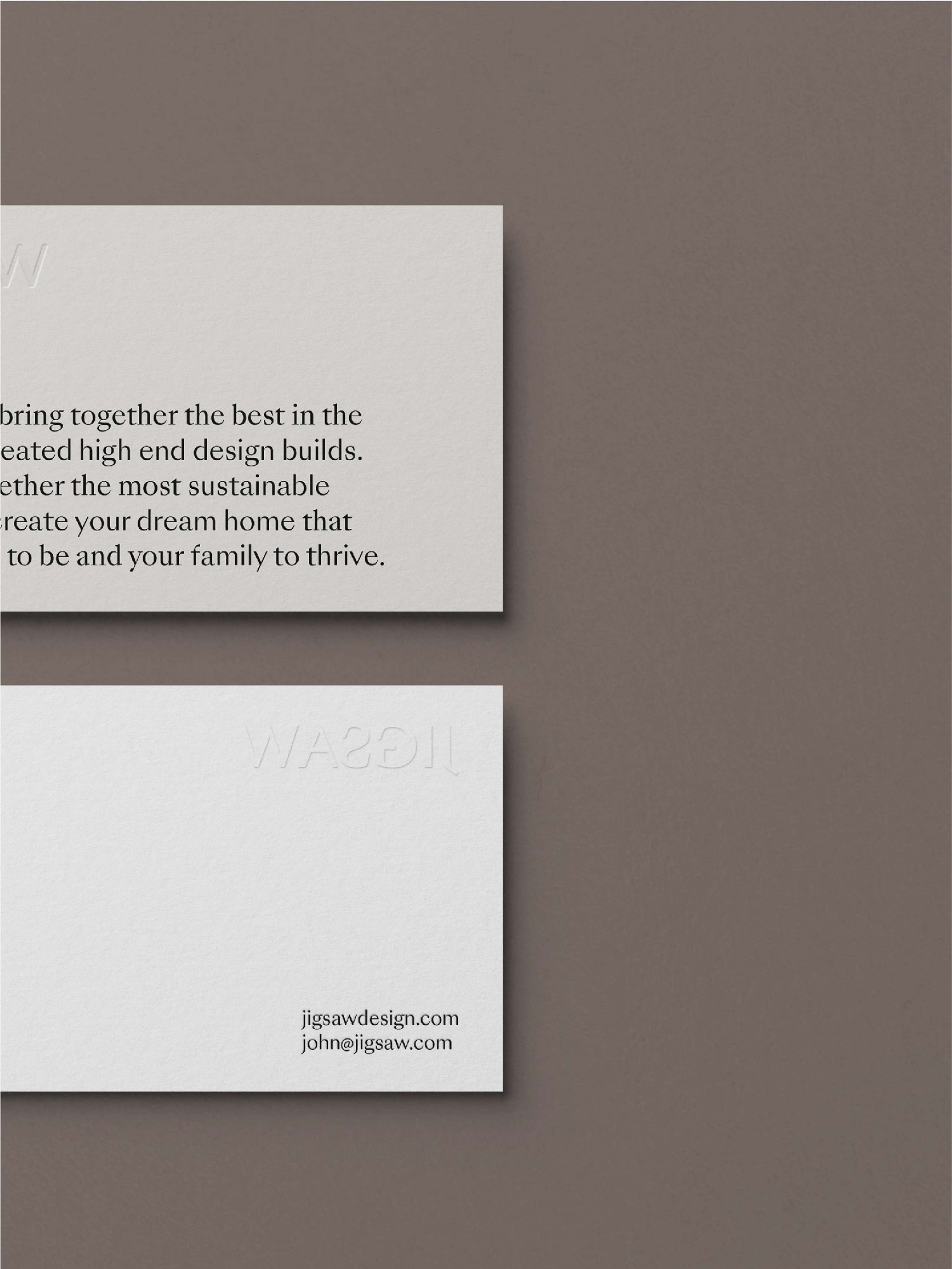 Visual Brand Identity - Jigsaw by Alix Picken