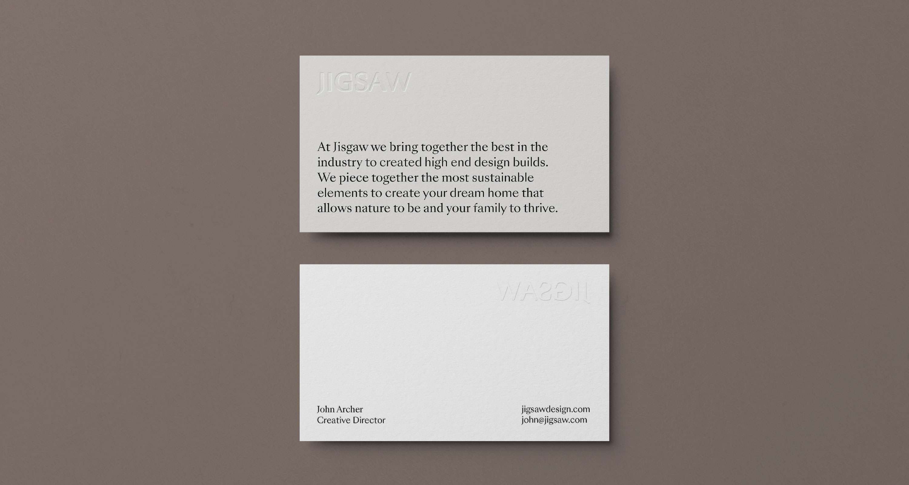 Visual Brand Identity - Jigsaw by Alix Picken