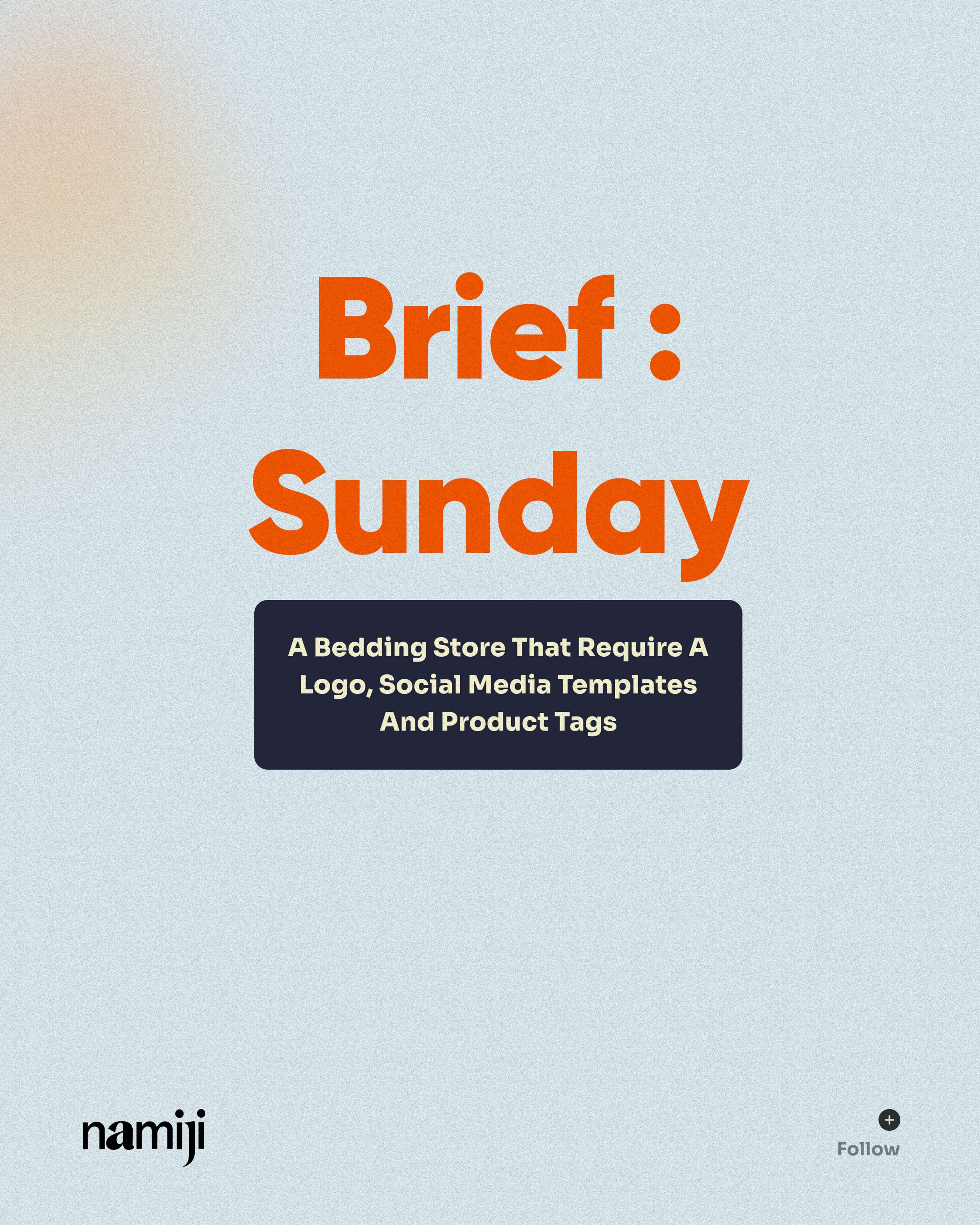 Sunday Bedding Store Visual Project by Hakeem Adjei