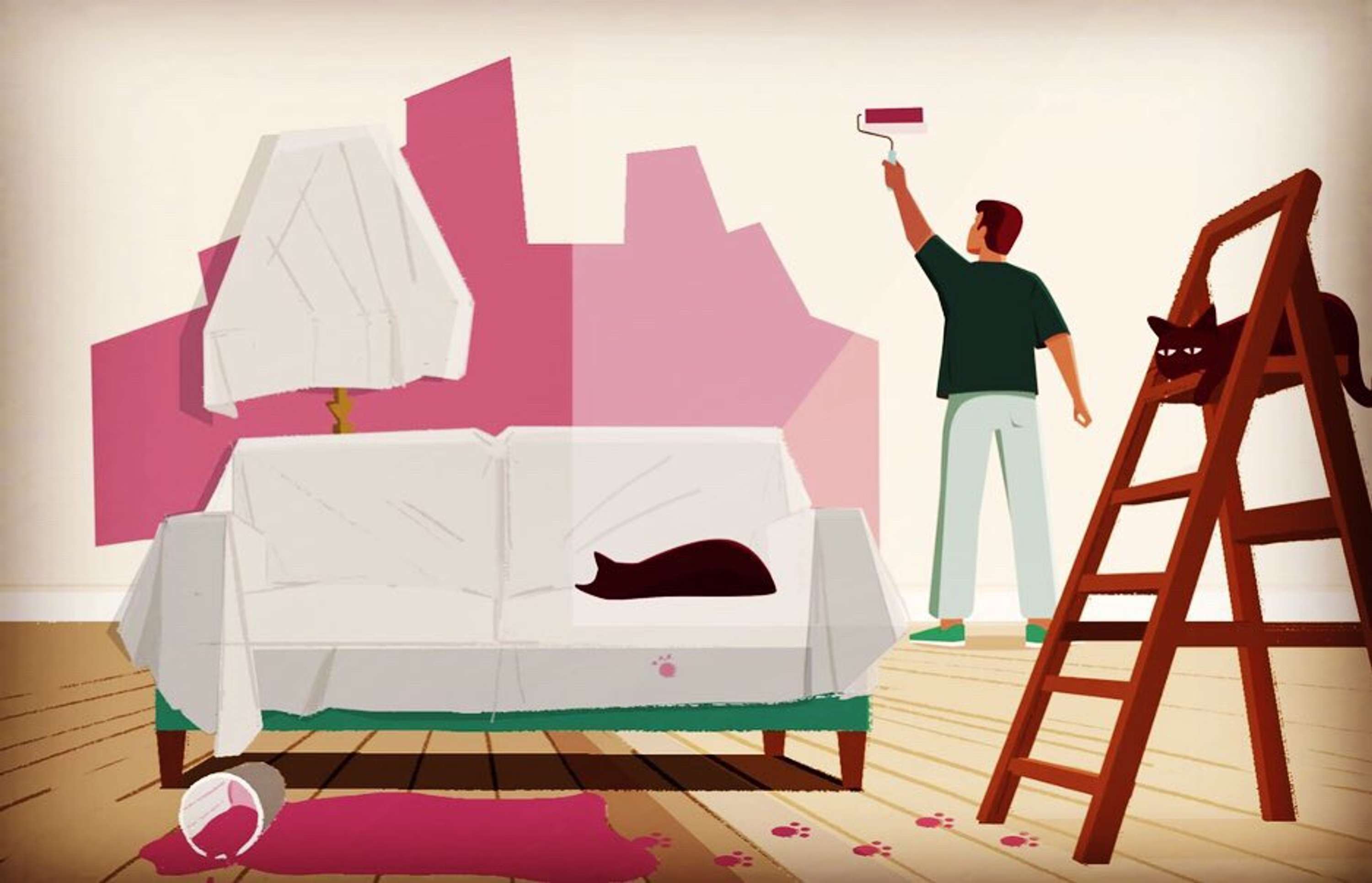 Decorating with Cats by Laura Bartlett