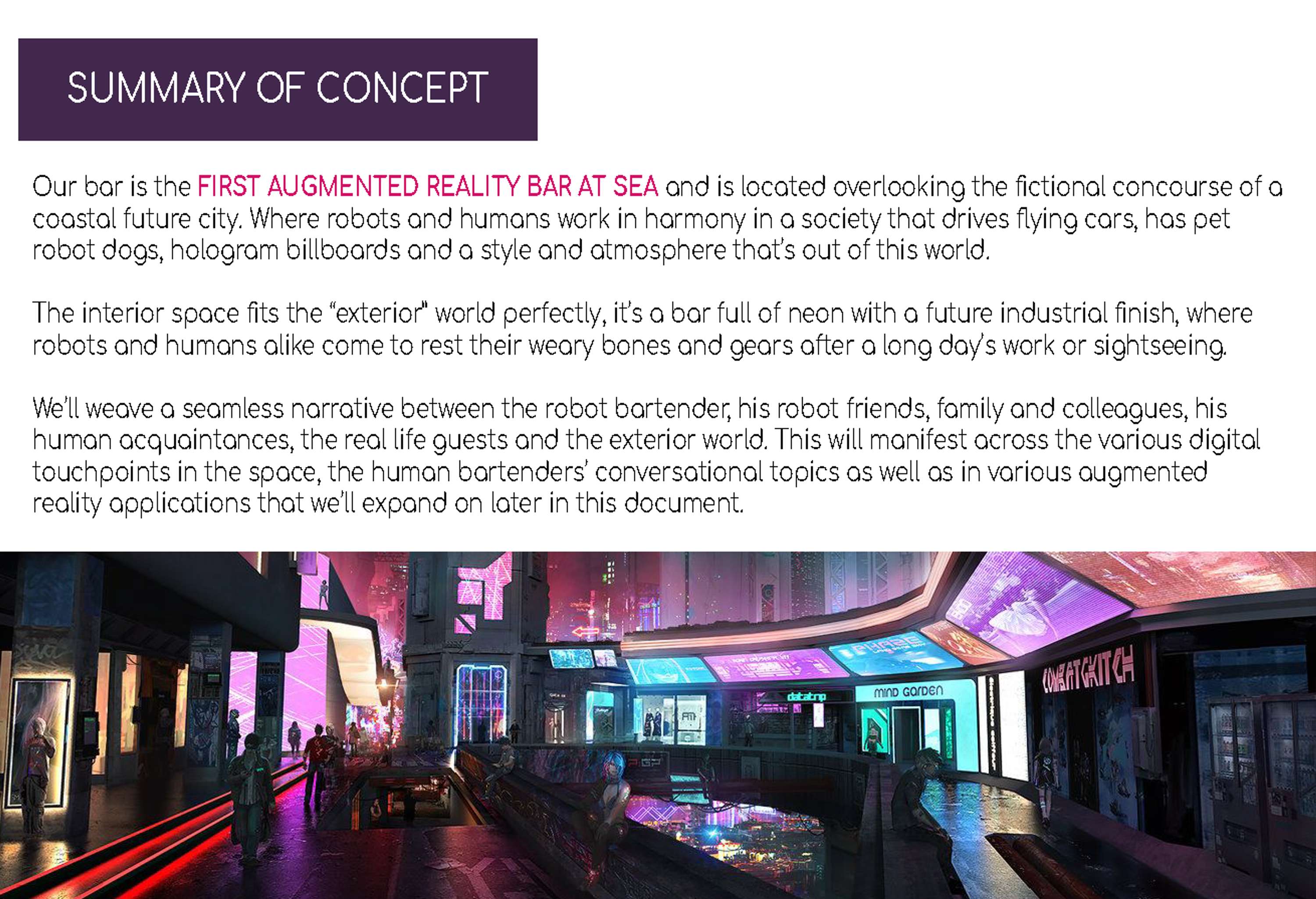 MSC ROBOT BAR PITCH DECK by Luke Giles
