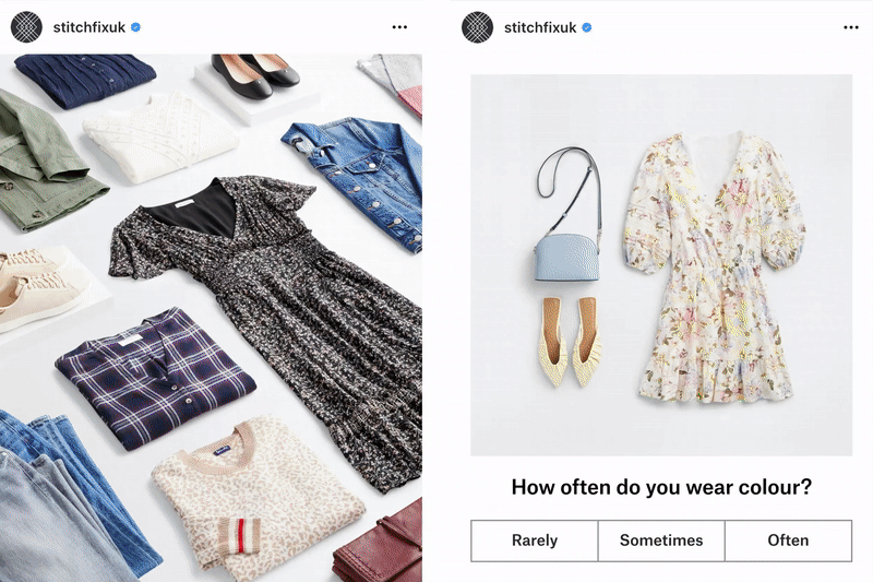 Motion Graphics and Paid Ads for Stitchfix by Sian Roper