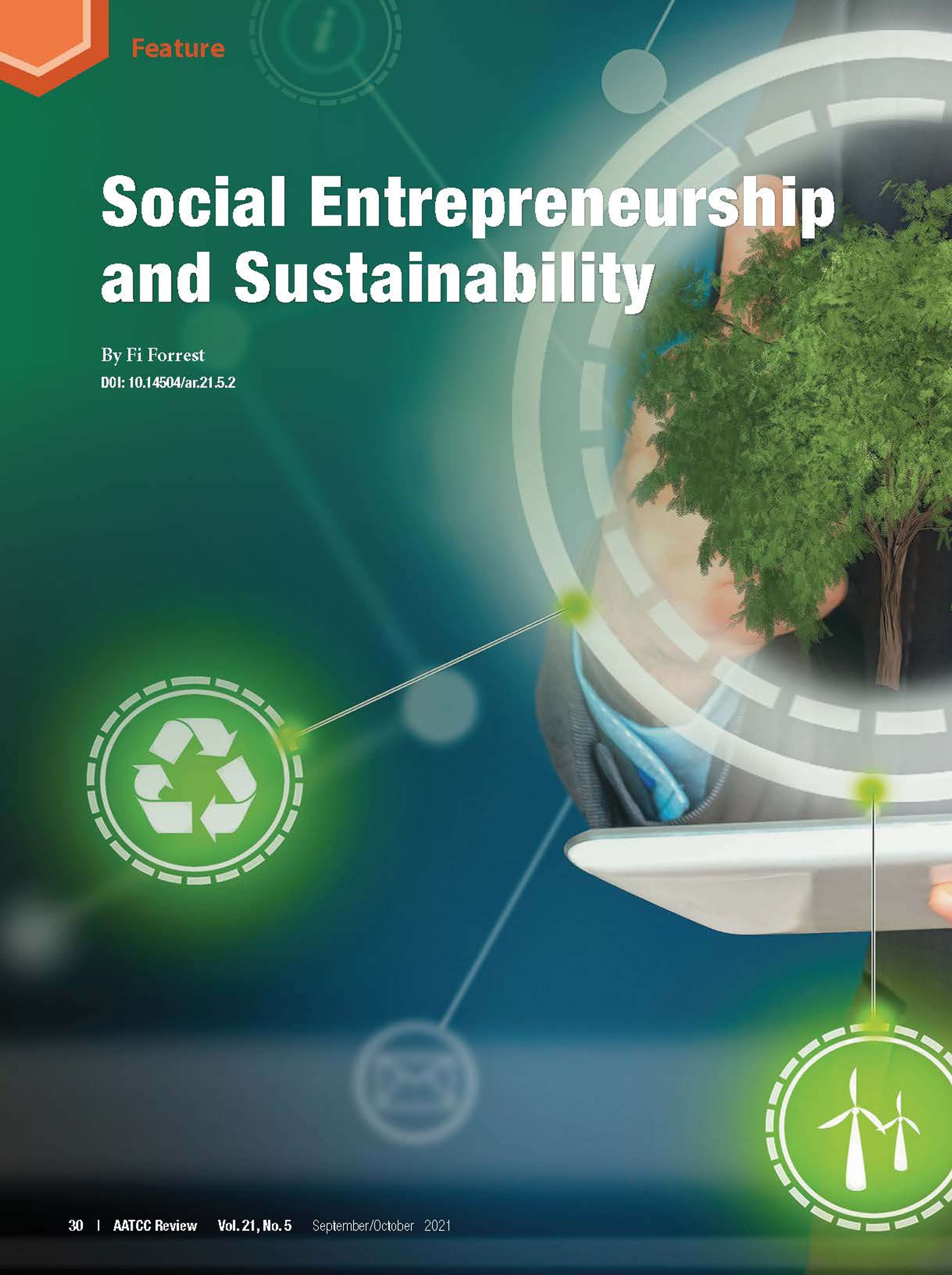 AATCC Review magazine feature by Fi Forrest