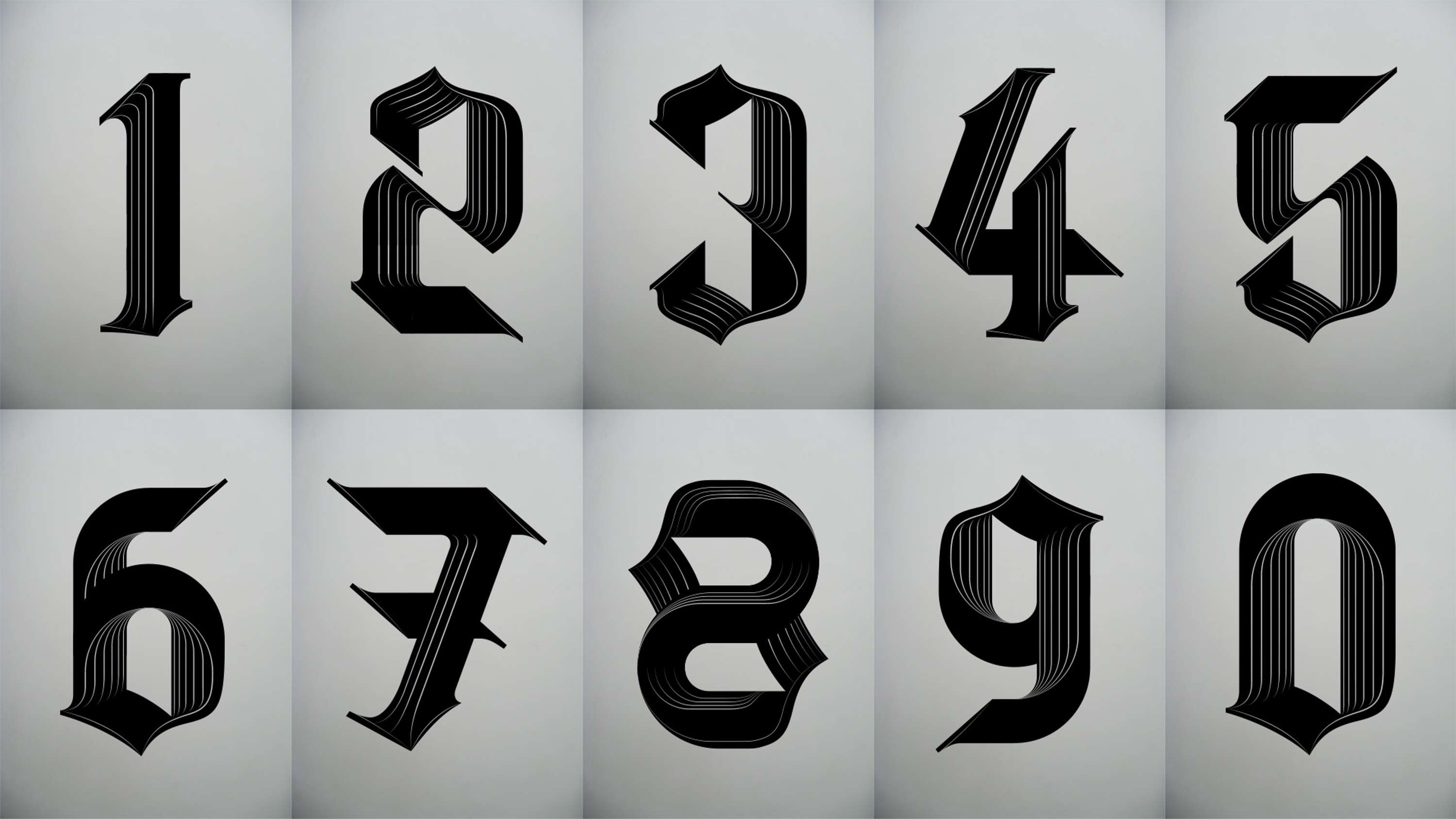 BLK LTR – Re-visited Typographic experiment by Superfried