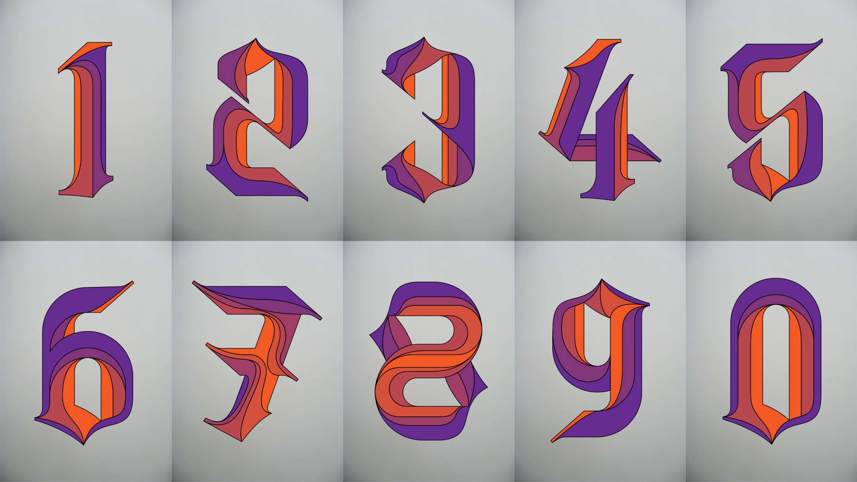 BLK LTR – Re-visited Typographic experiment by Superfried