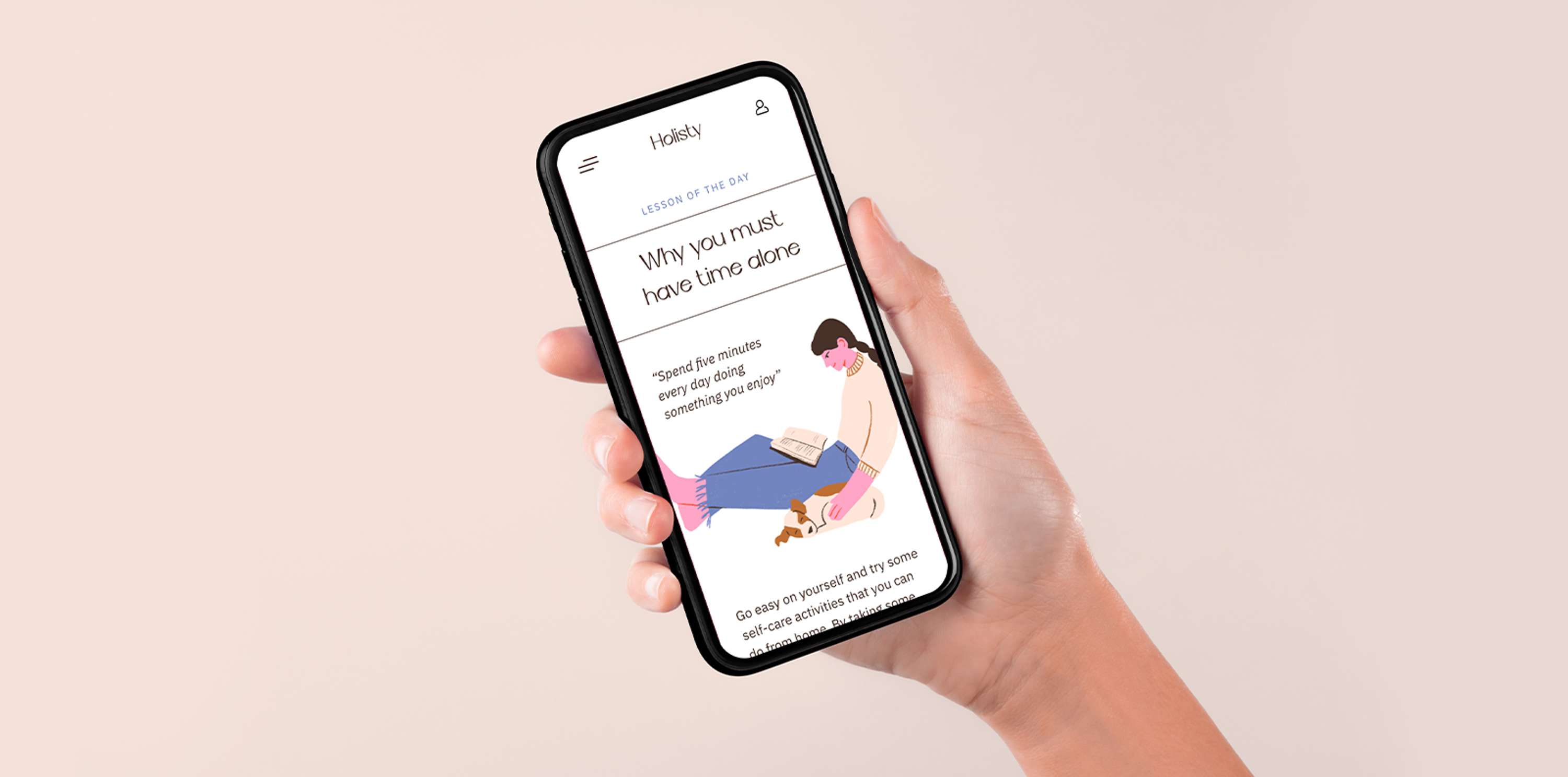 Holisty Branding + App UI Design by Yvonne Redín