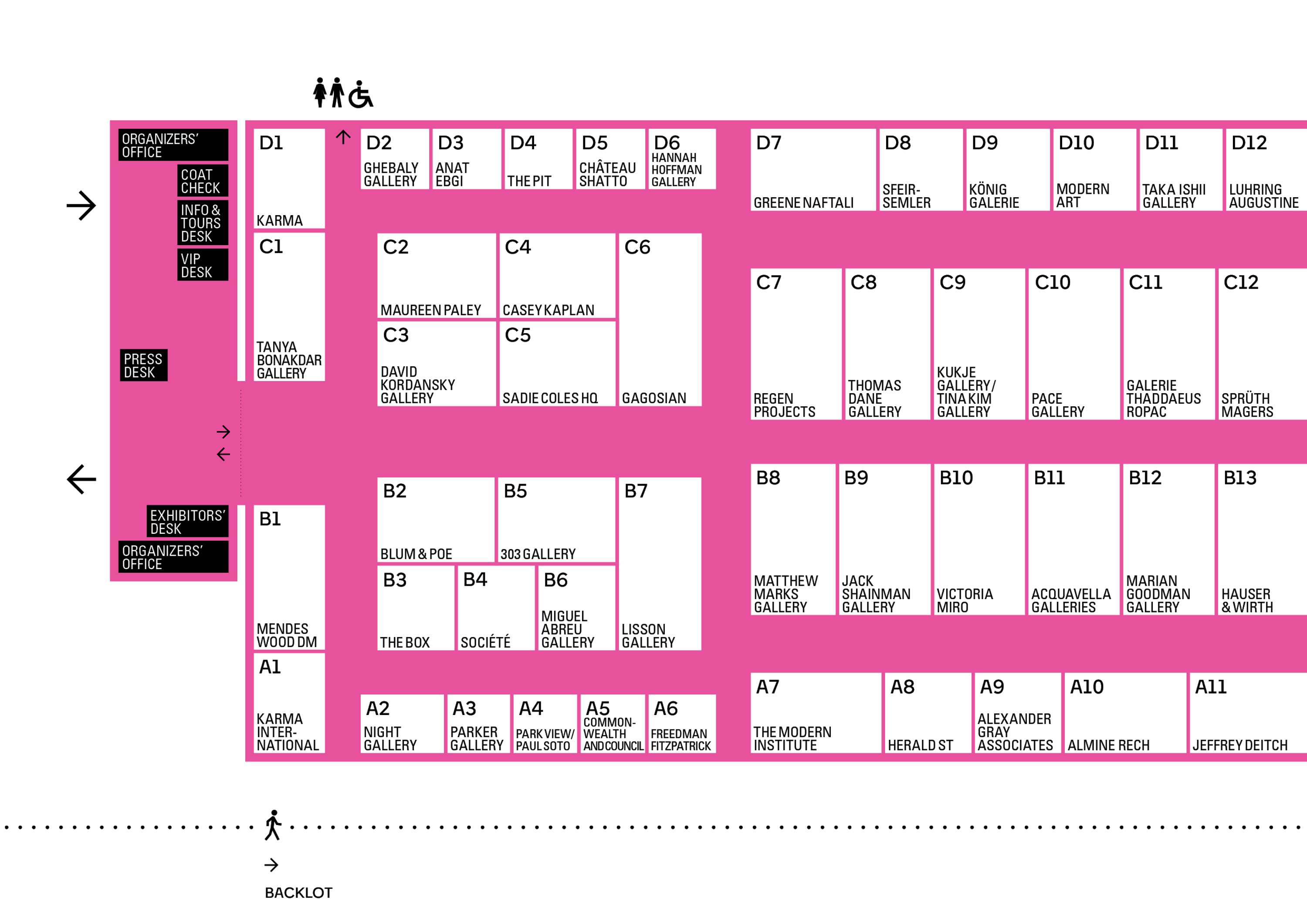 Frieze Art Fair Maps by Elena Etter