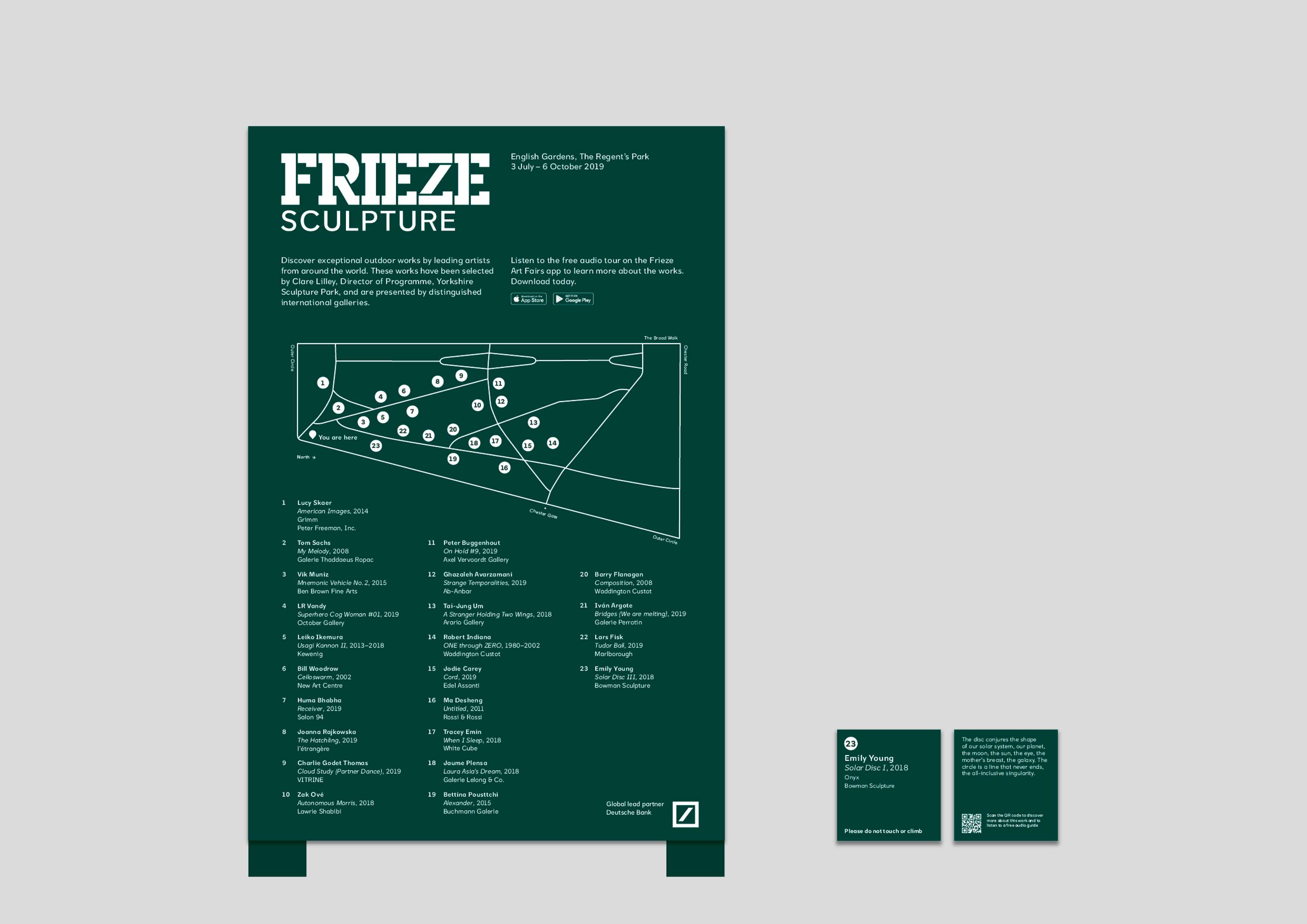 Frieze Art Fair Maps by Elena Etter