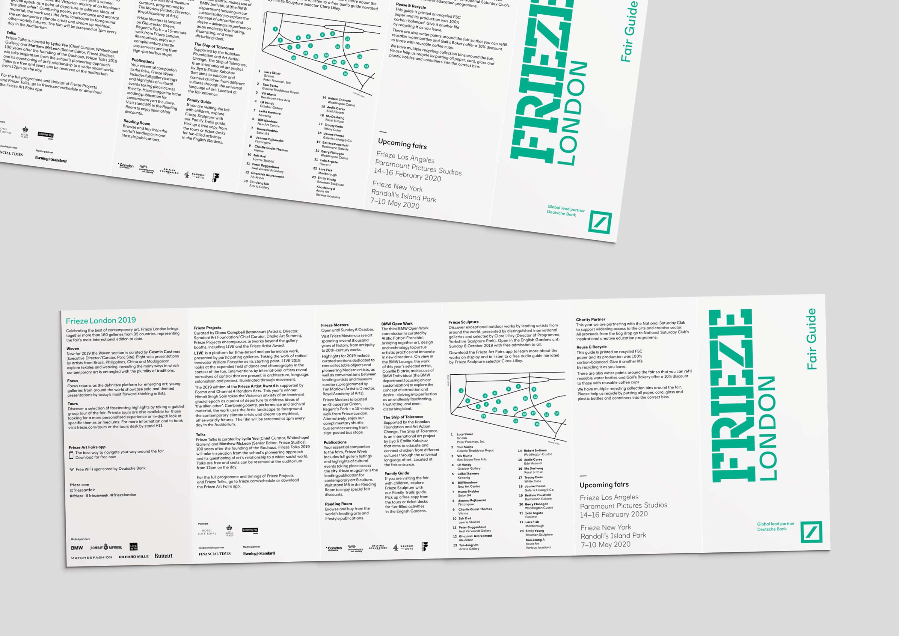 Frieze Art Fair Maps by Elena Etter