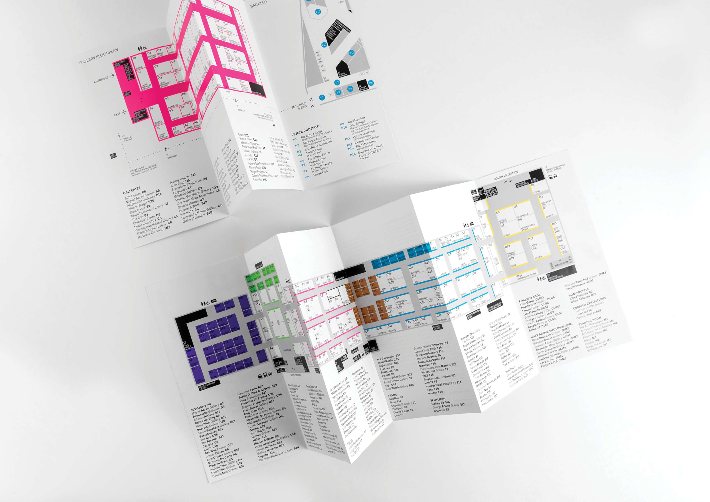Frieze Art Fair Maps by Elena Etter