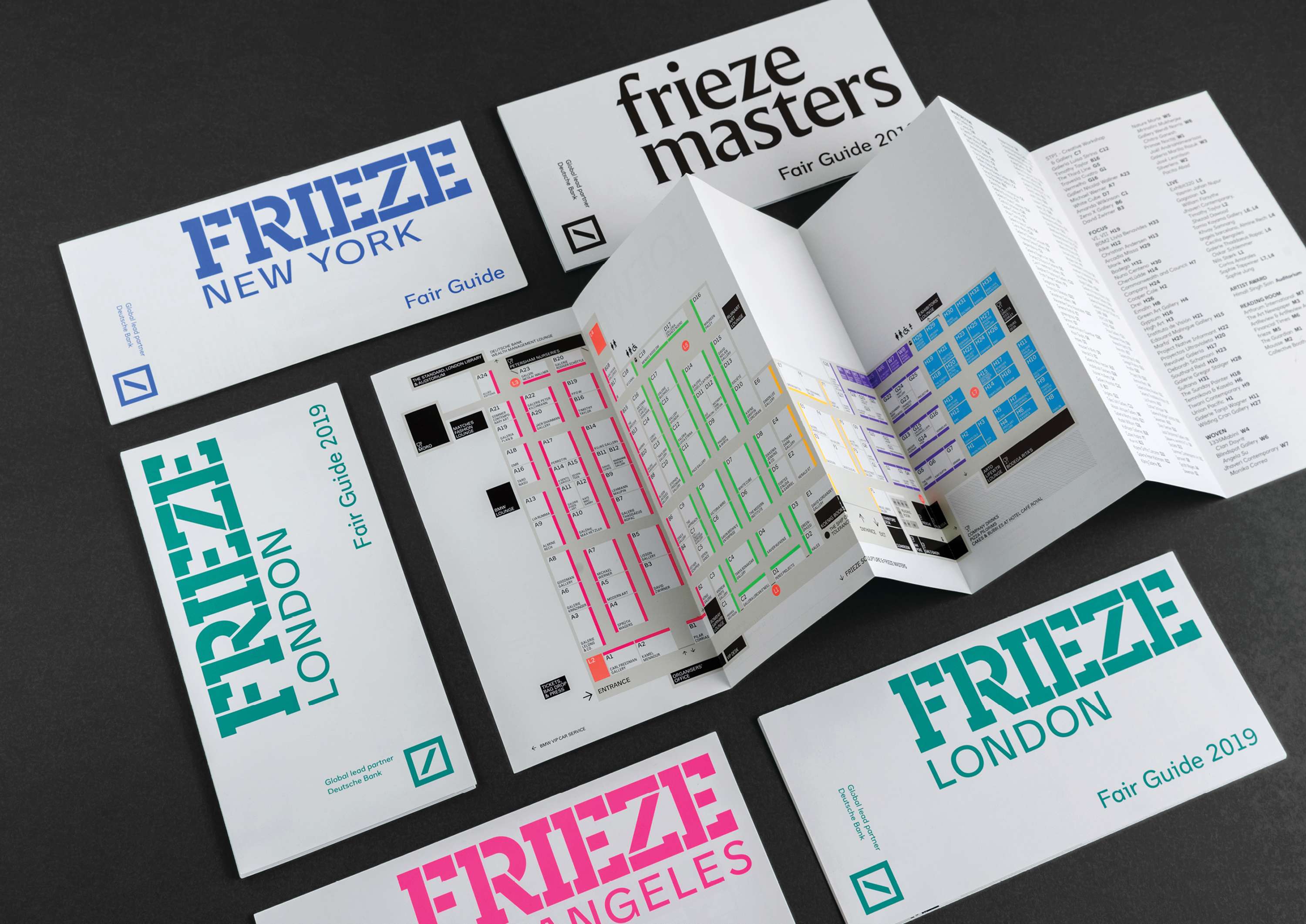 Frieze Art Fair Maps by Elena Etter