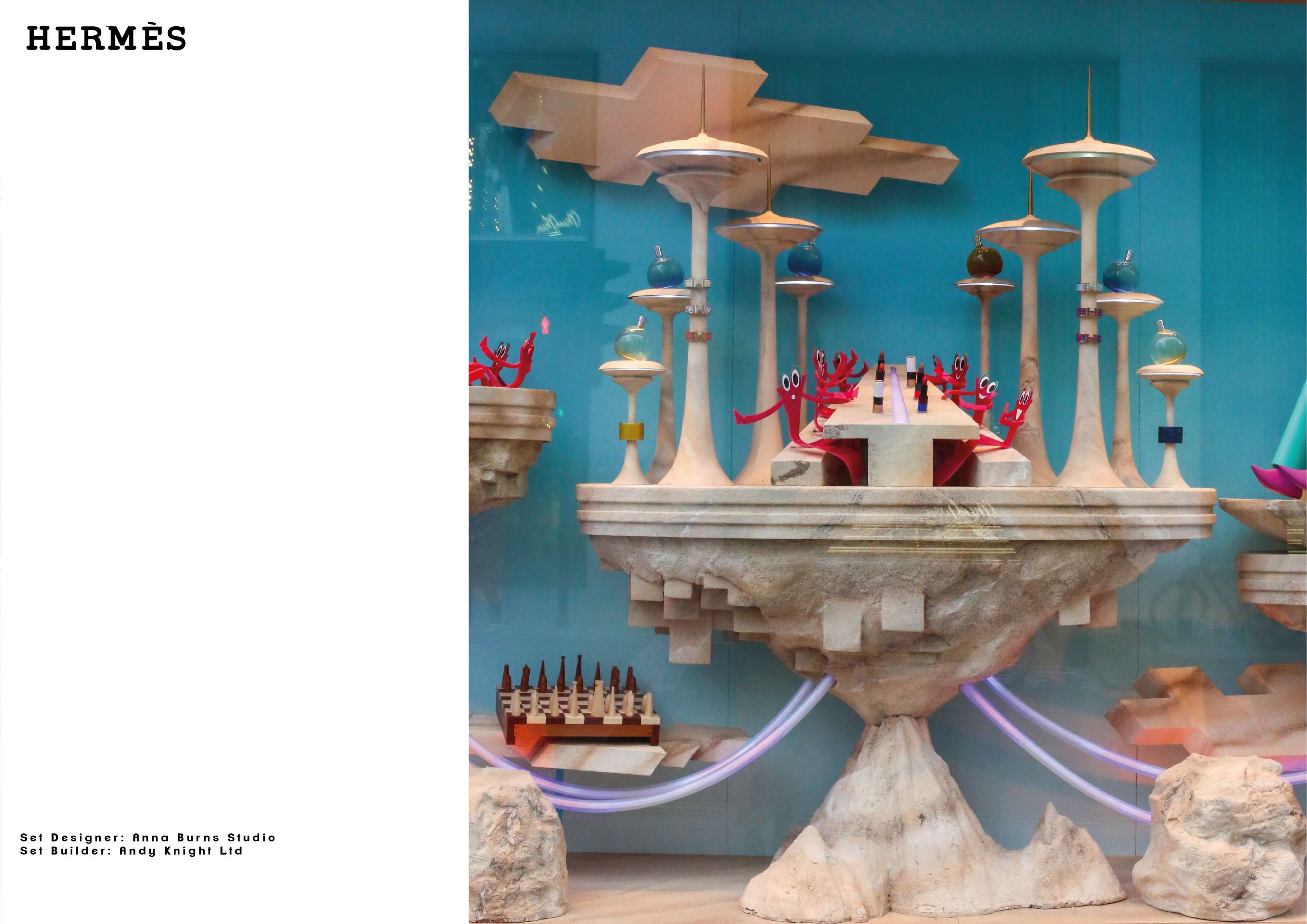 Hermes Shop Window by Genevieve Devroey