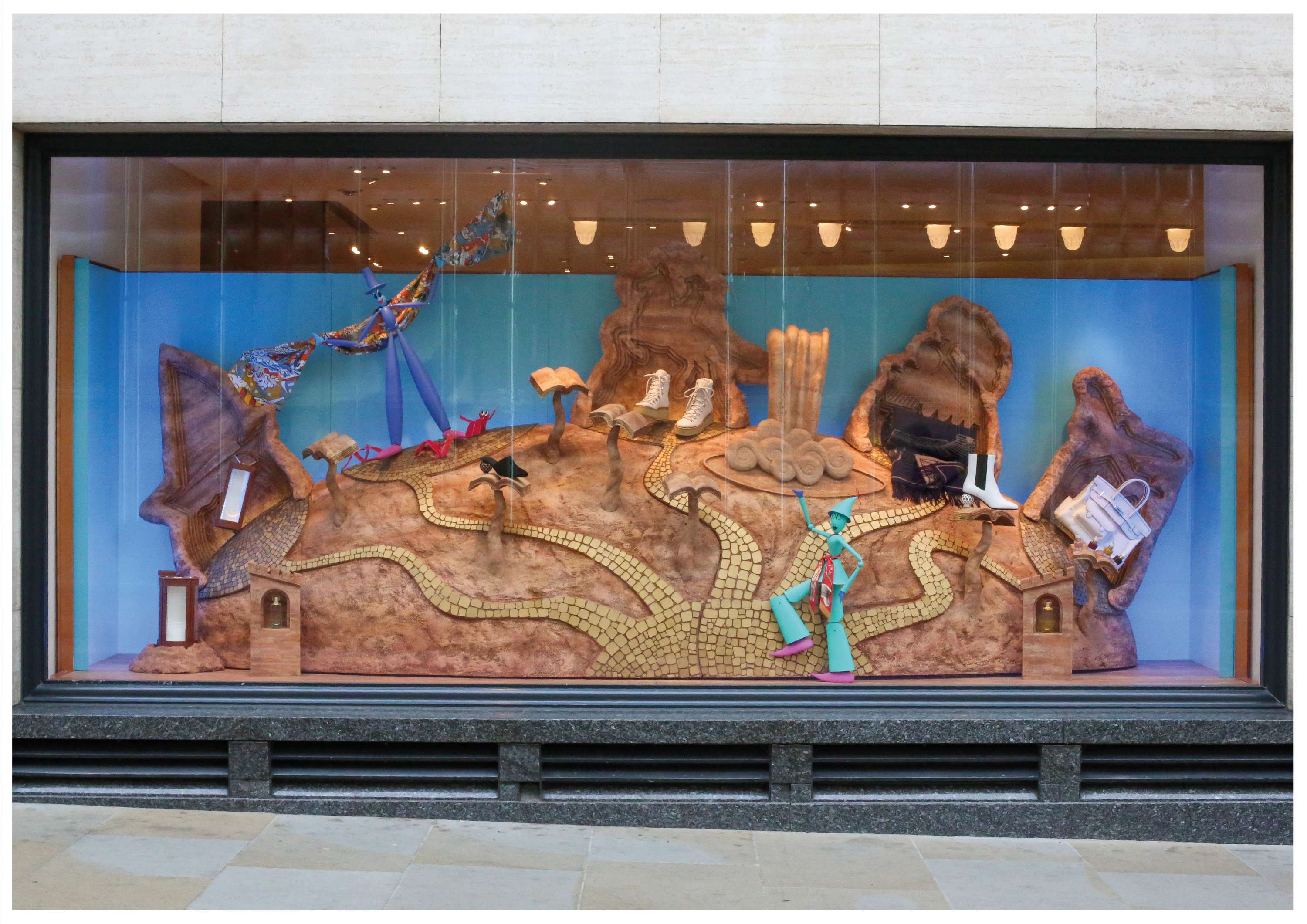 Hermes Shop Window by Genevieve Devroey