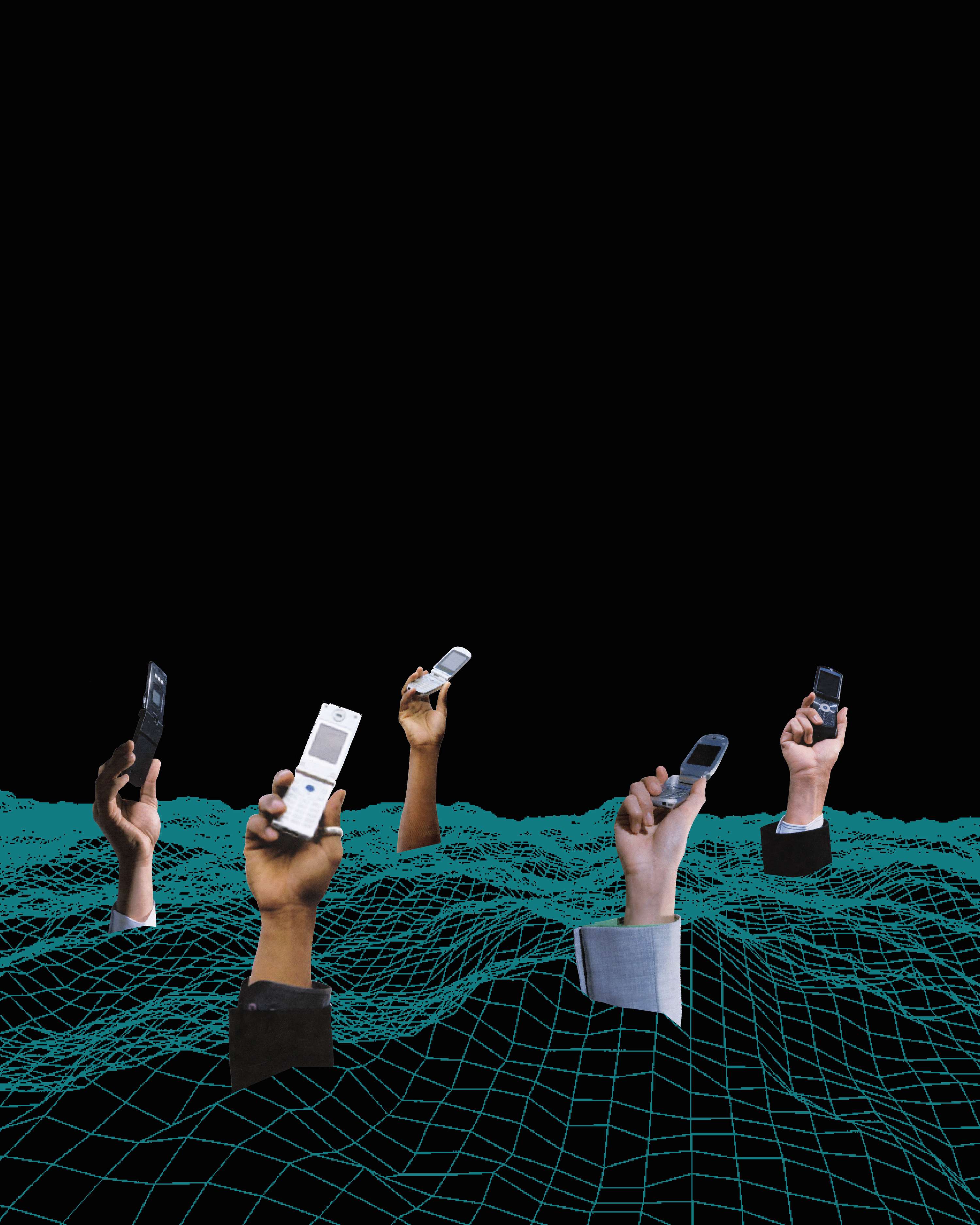 Poster Design for Dial Tone by Maya Chakrabarti-Sako