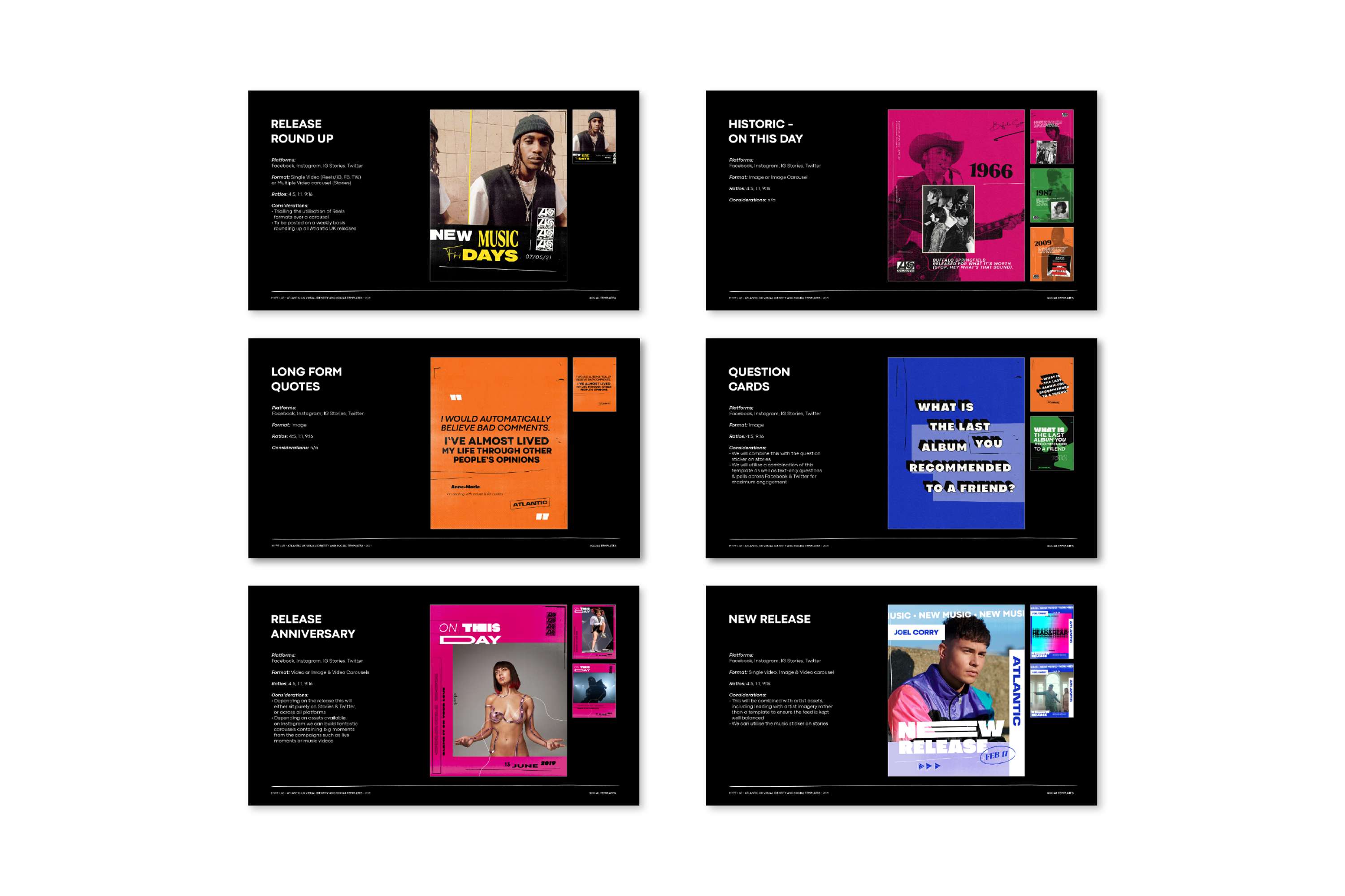 Atlantic Records - Digital Branding by Daniel Graham