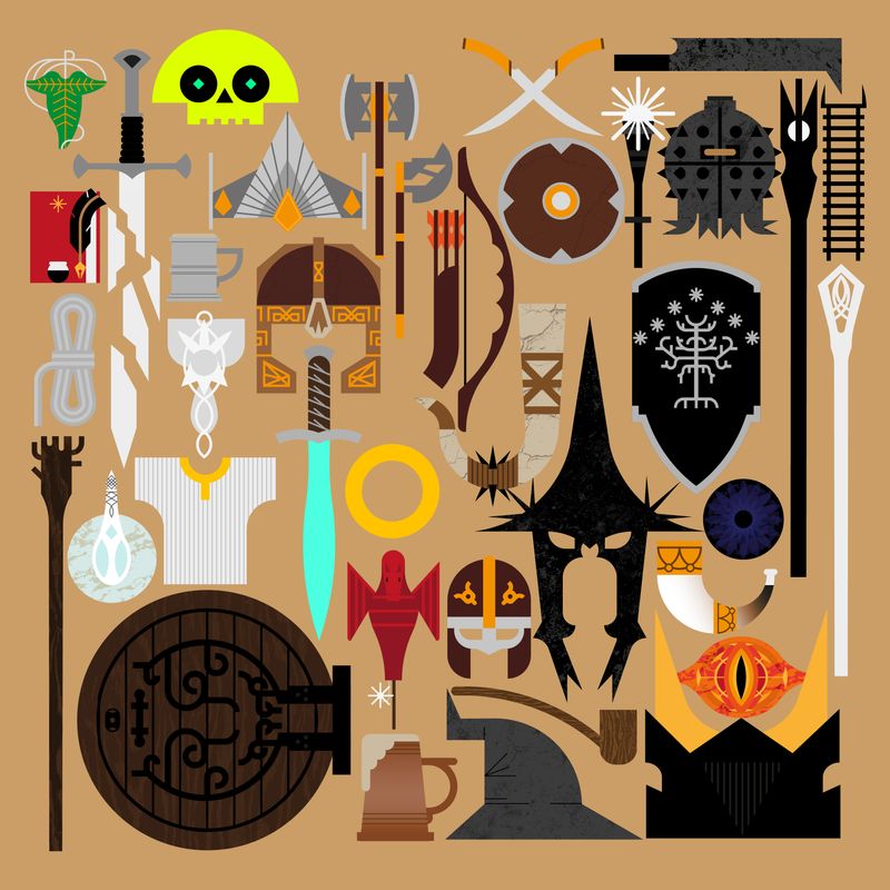 Lord of the Rings Icons by Michael Tada