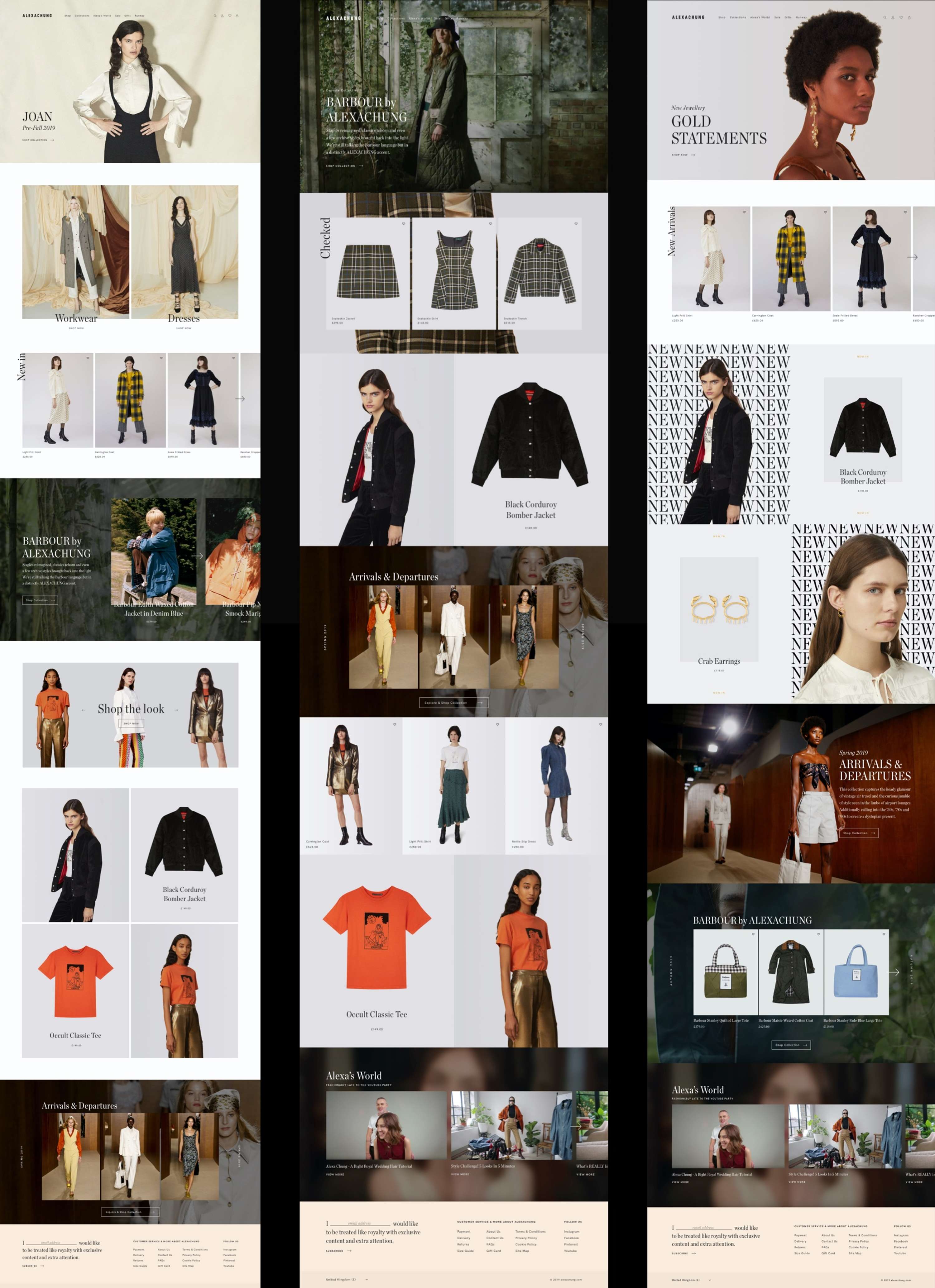 Alexa Chung / E-Commerce Redesign by Noemí Sánchez
