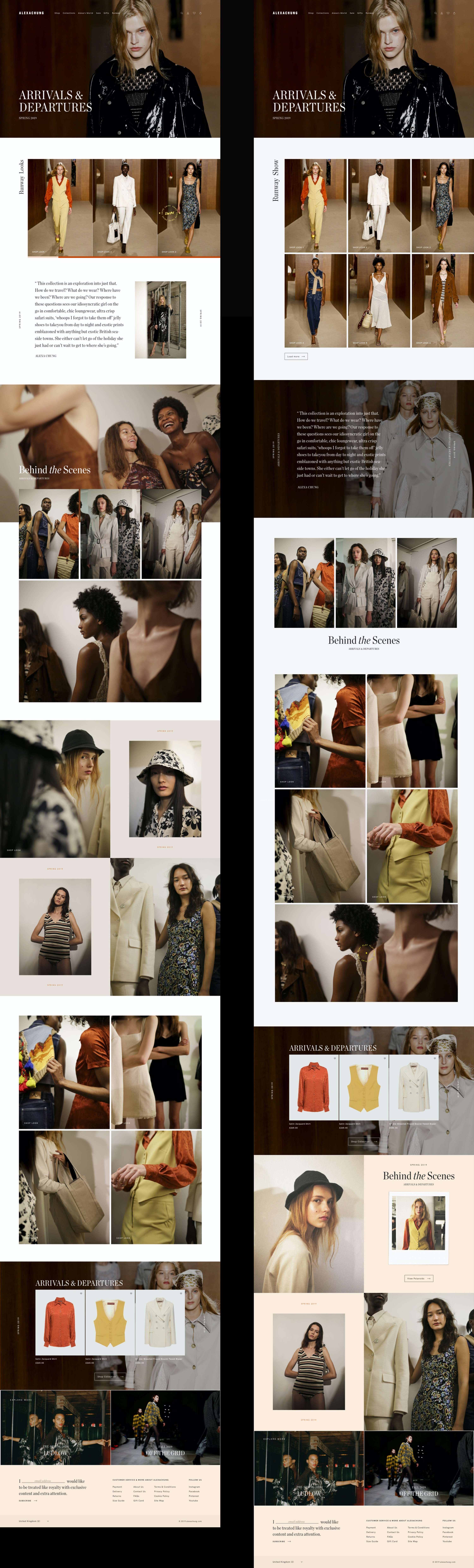 Alexa Chung / E-Commerce Redesign by Noemí Sánchez