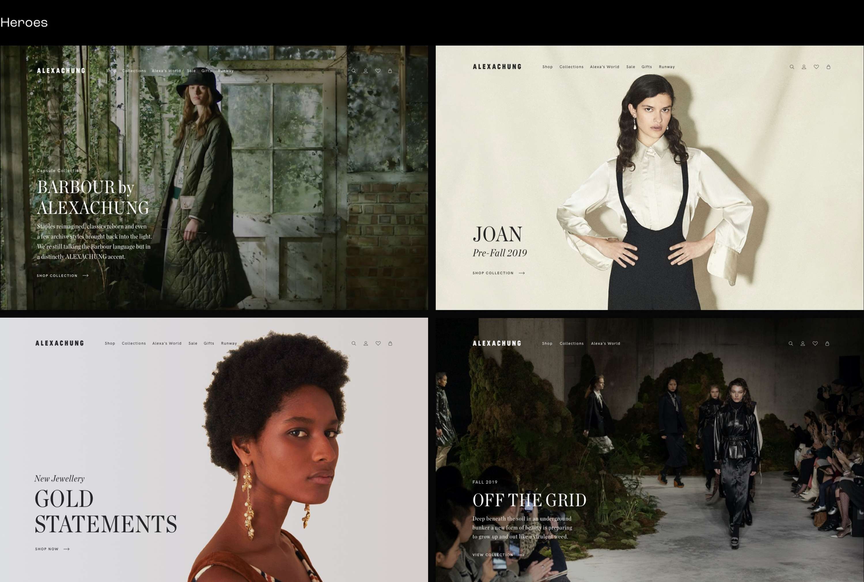 Alexa Chung / E-Commerce Redesign by Noemí Sánchez