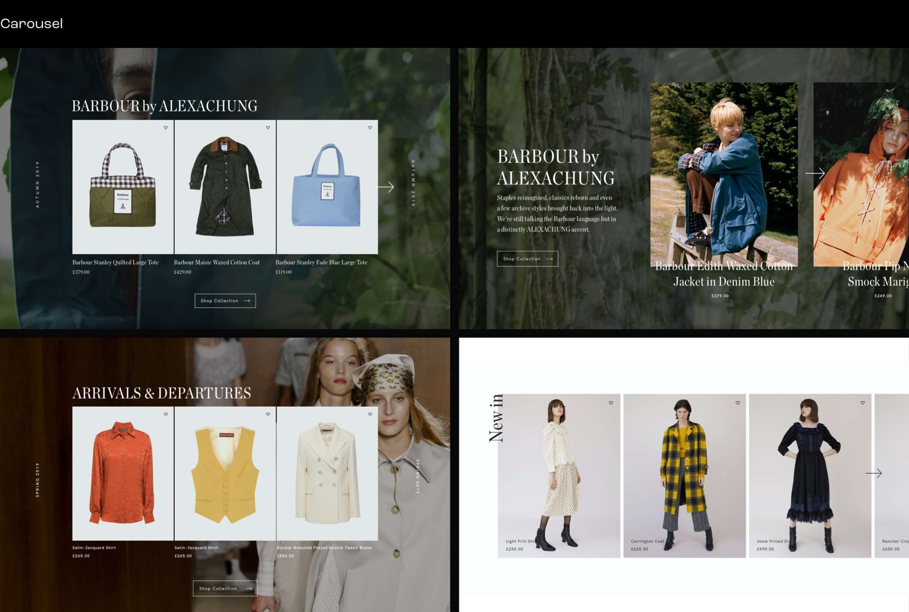 Alexa Chung / E-Commerce Redesign by Noemí Sánchez