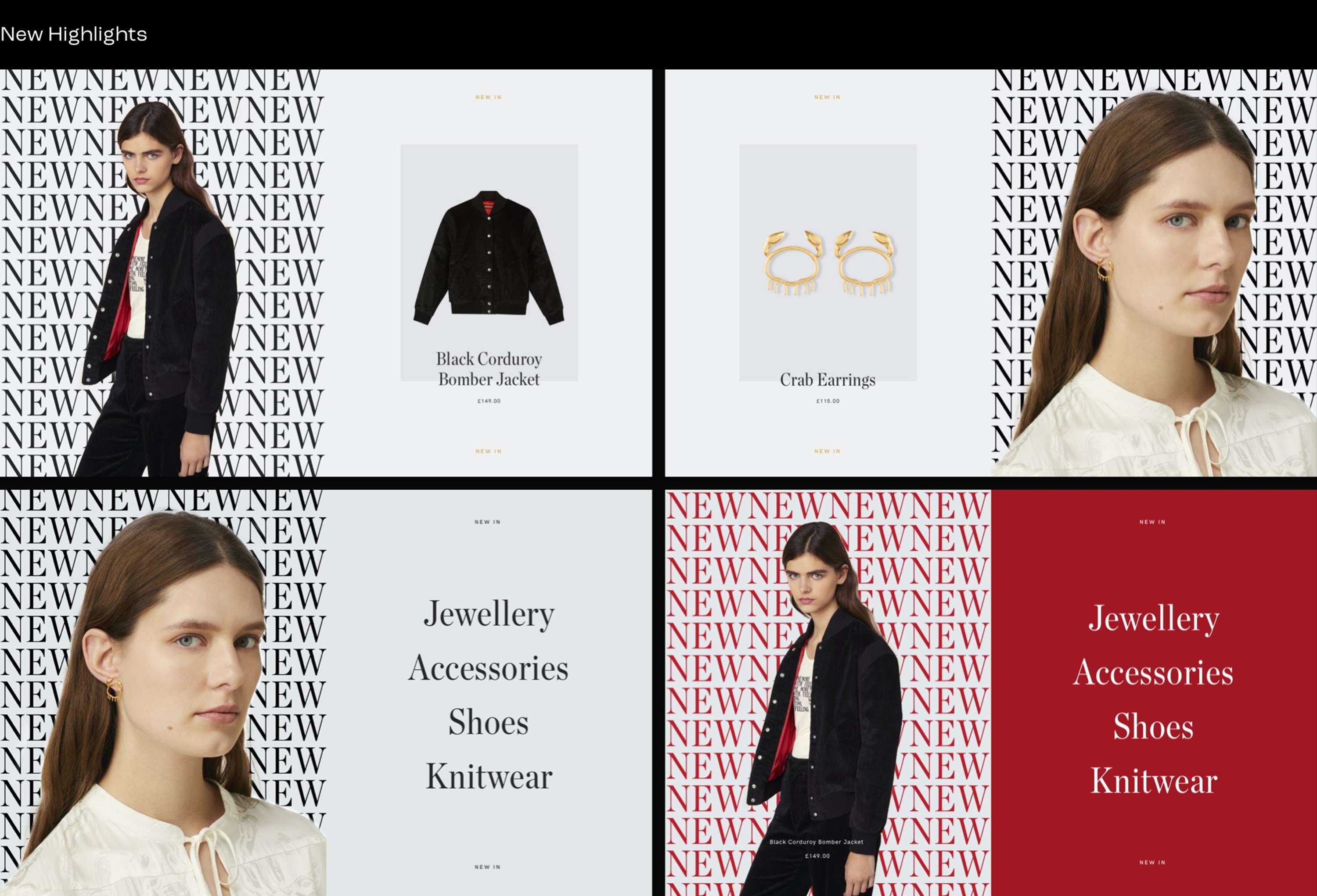 Alexa Chung / E-Commerce Redesign by Noemí Sánchez
