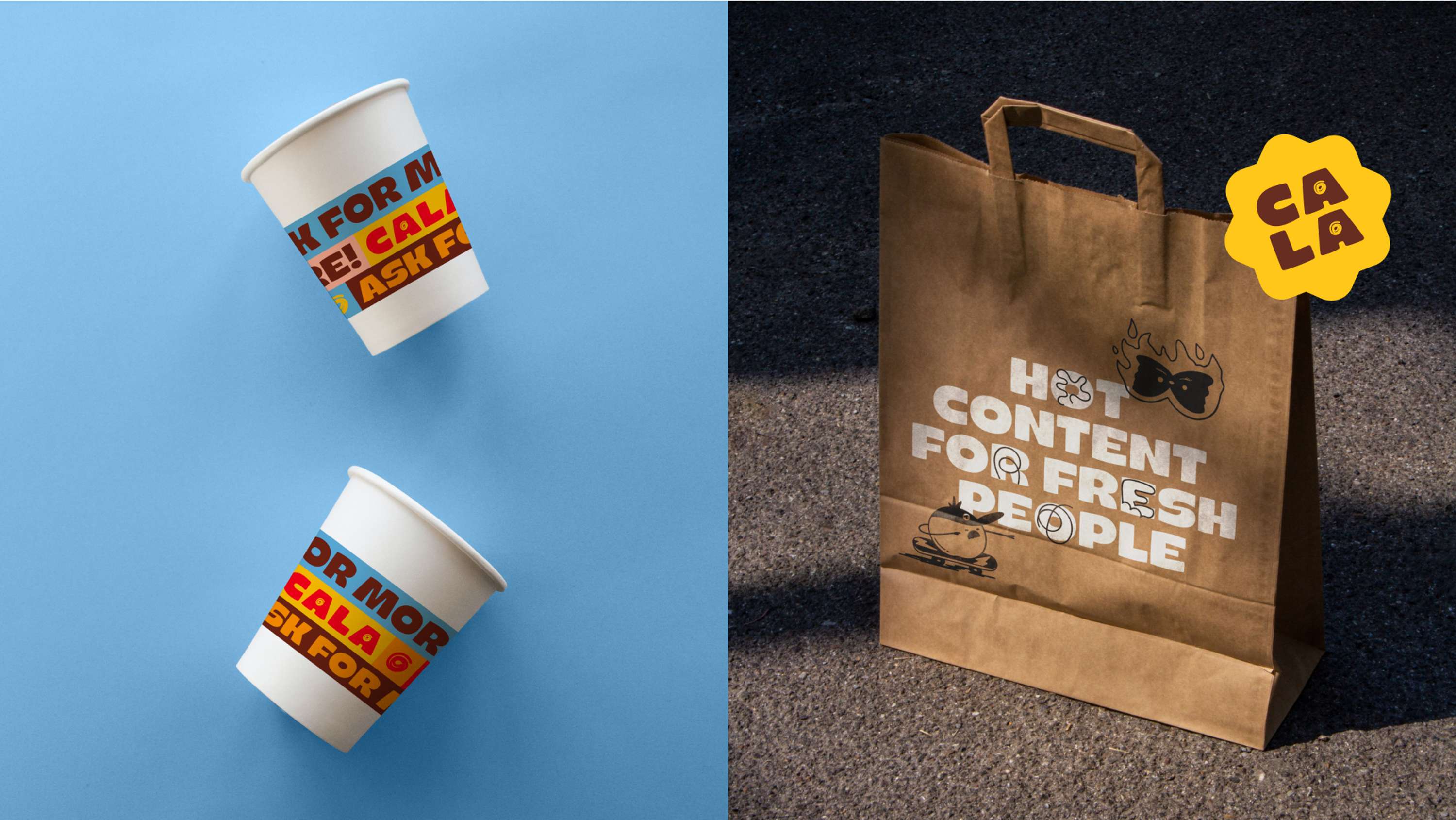 Ask for mooooore: new branding for Cala by Socialclub