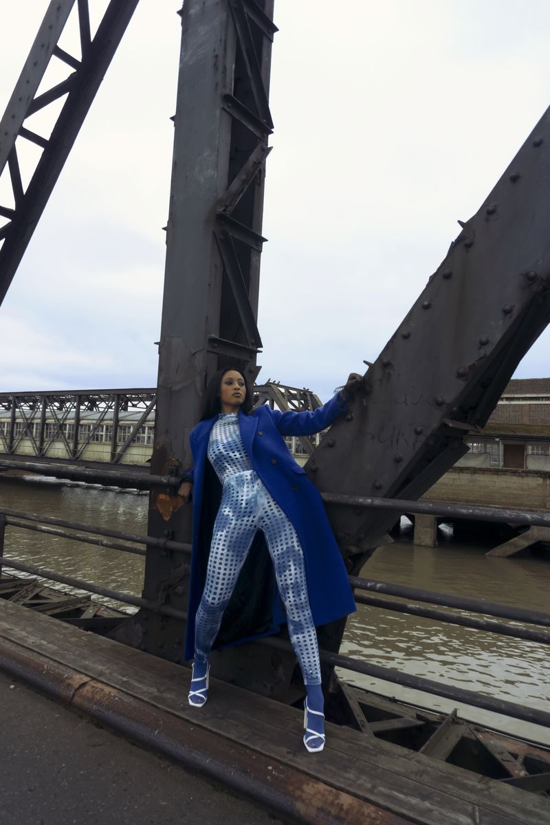 Styling blue by Kevina Kizza