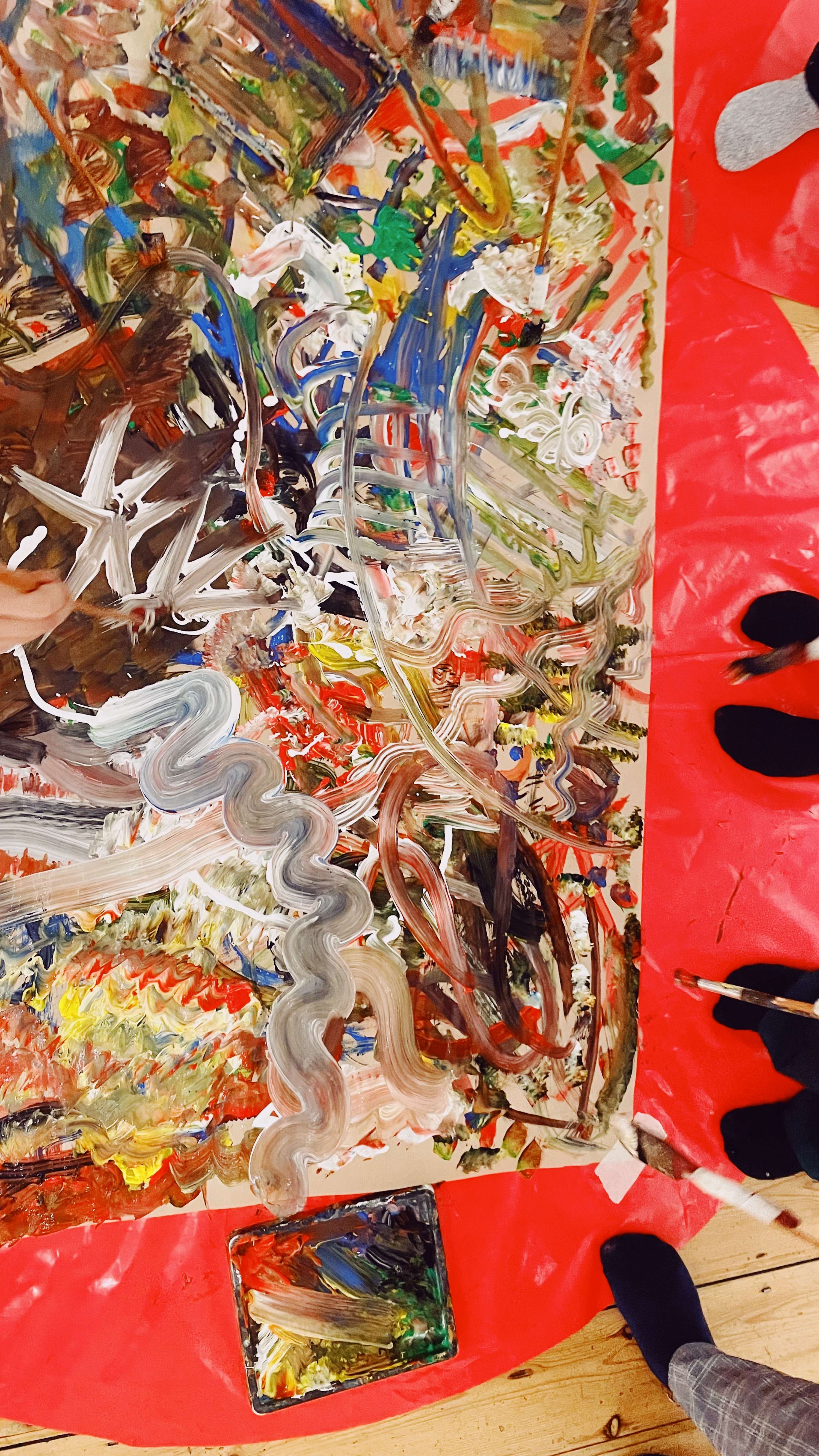 Abstract Expressionism Art Activity - Feeling Our Feelings by Eliza Groth