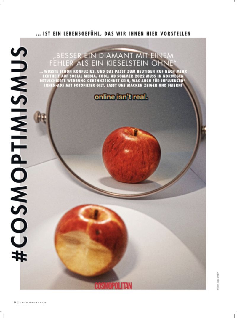 Cosmopolitan Germany feature! by Ellie Sharp