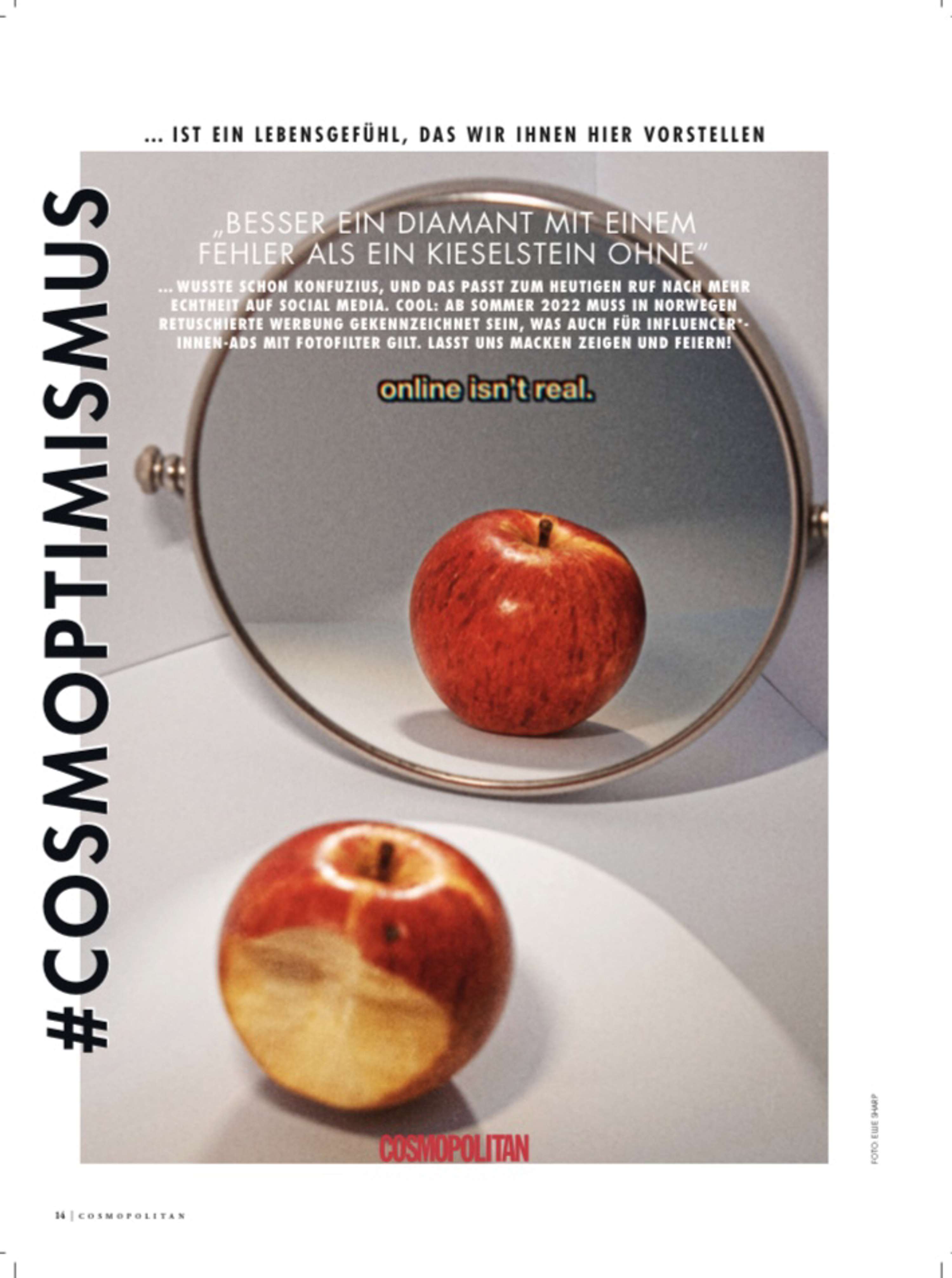 Cosmopolitan Germany feature! by Ellie Sharp