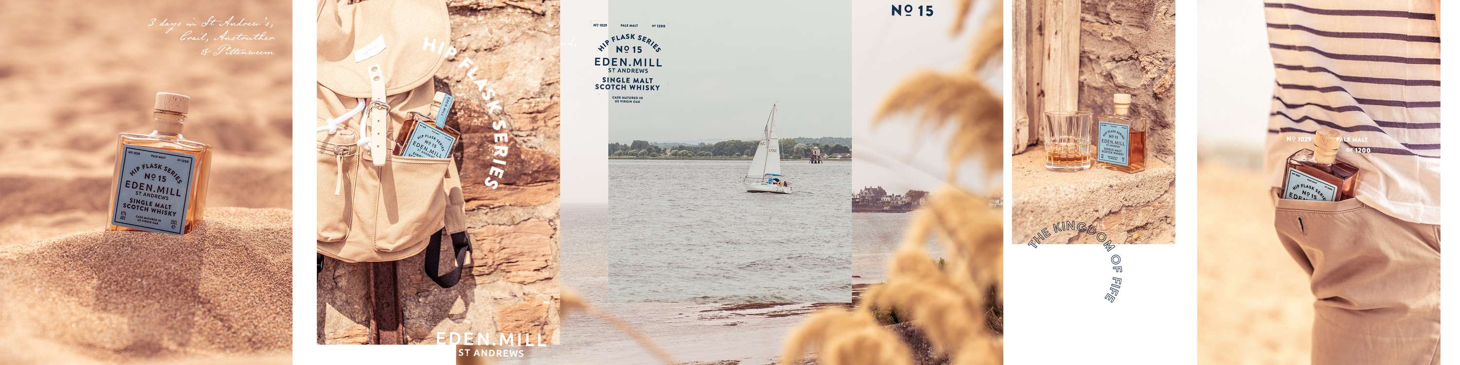 Eden Mill Hip Flask Series by Andy Currie