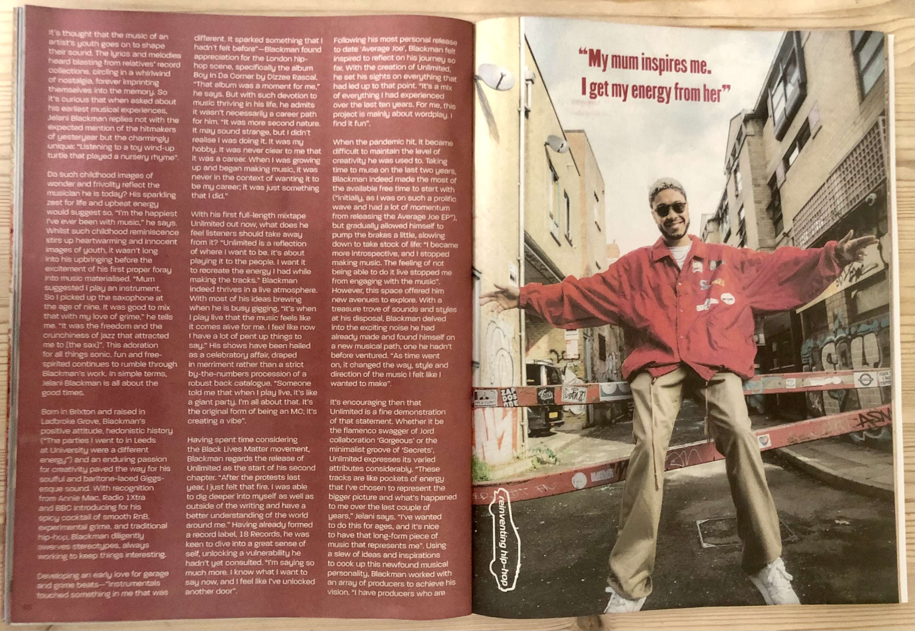 Jelani Blackman for Gigwise by Nici Eberl