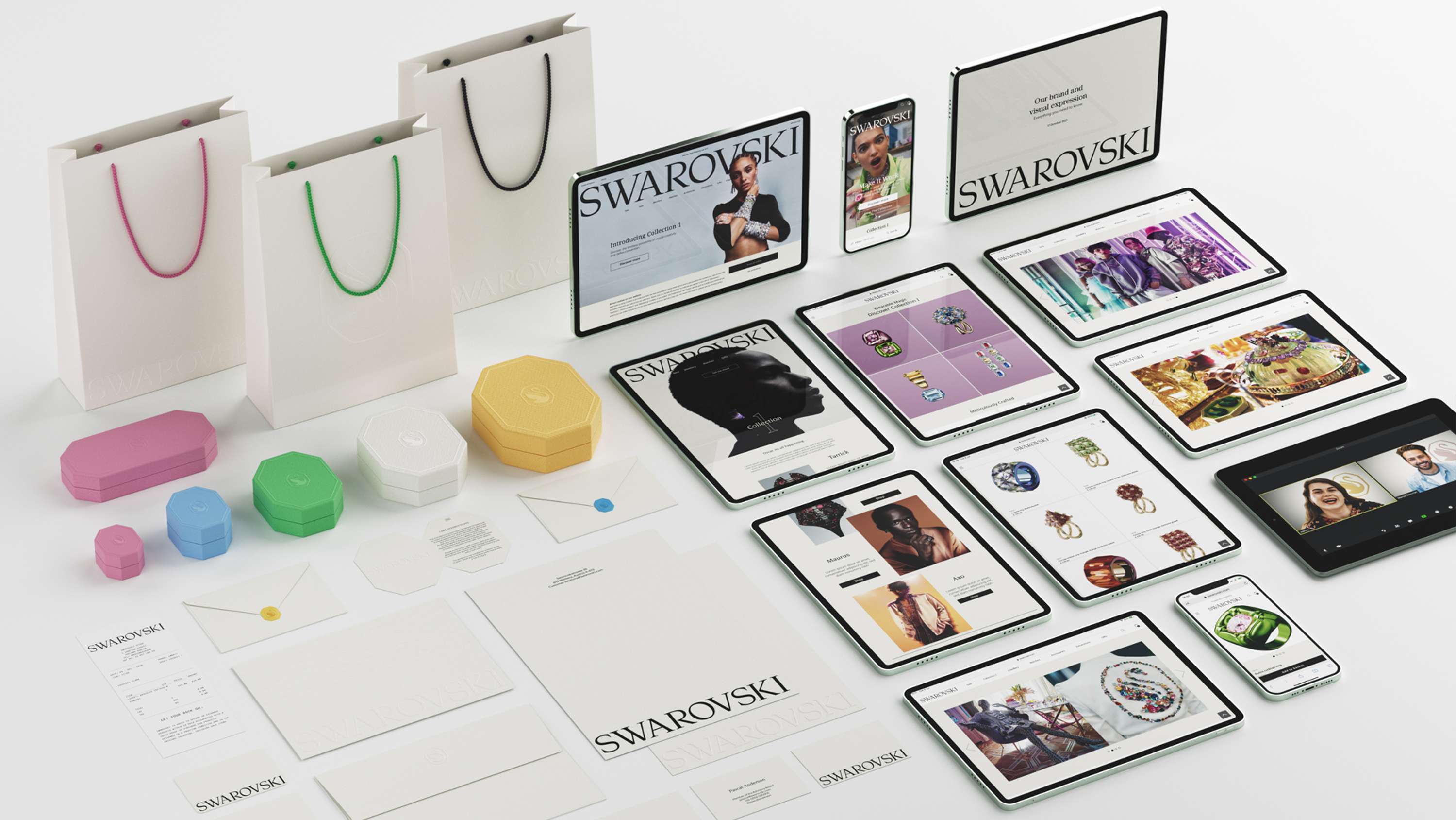Swarovski Case study - 3D visualisation by christopher conway