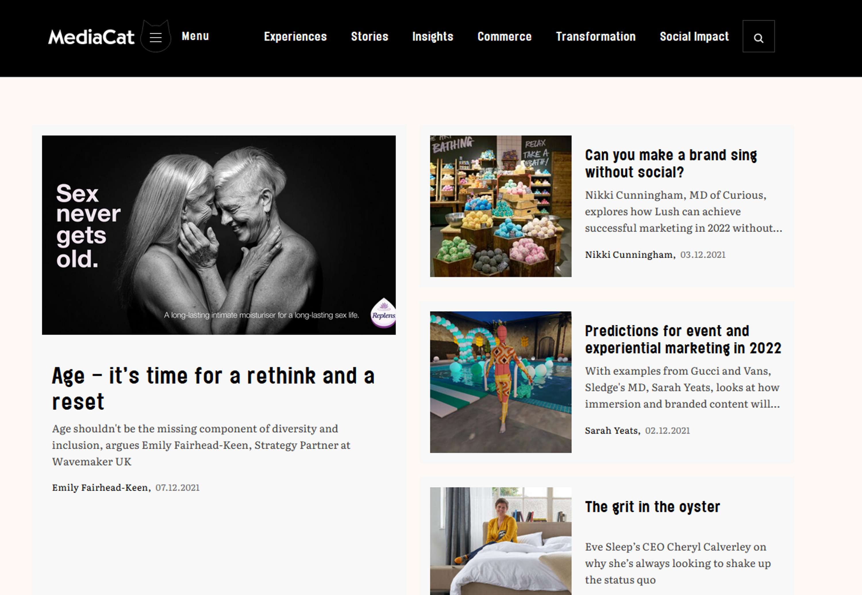 MediaCat Magazine - getting going with content by Mike Piggott