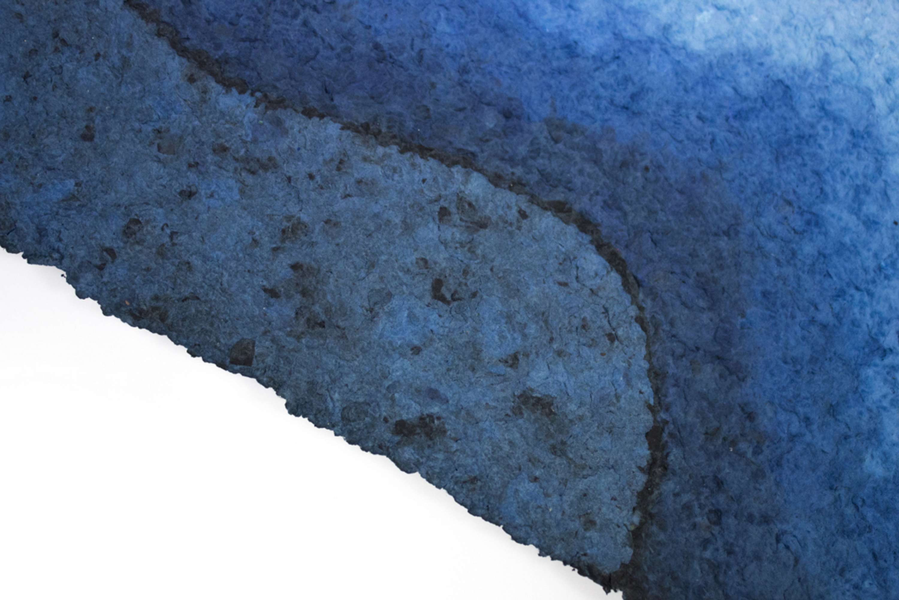 Blue Nude - Recycled Paper artwork by Annemarieke Kloosterhof