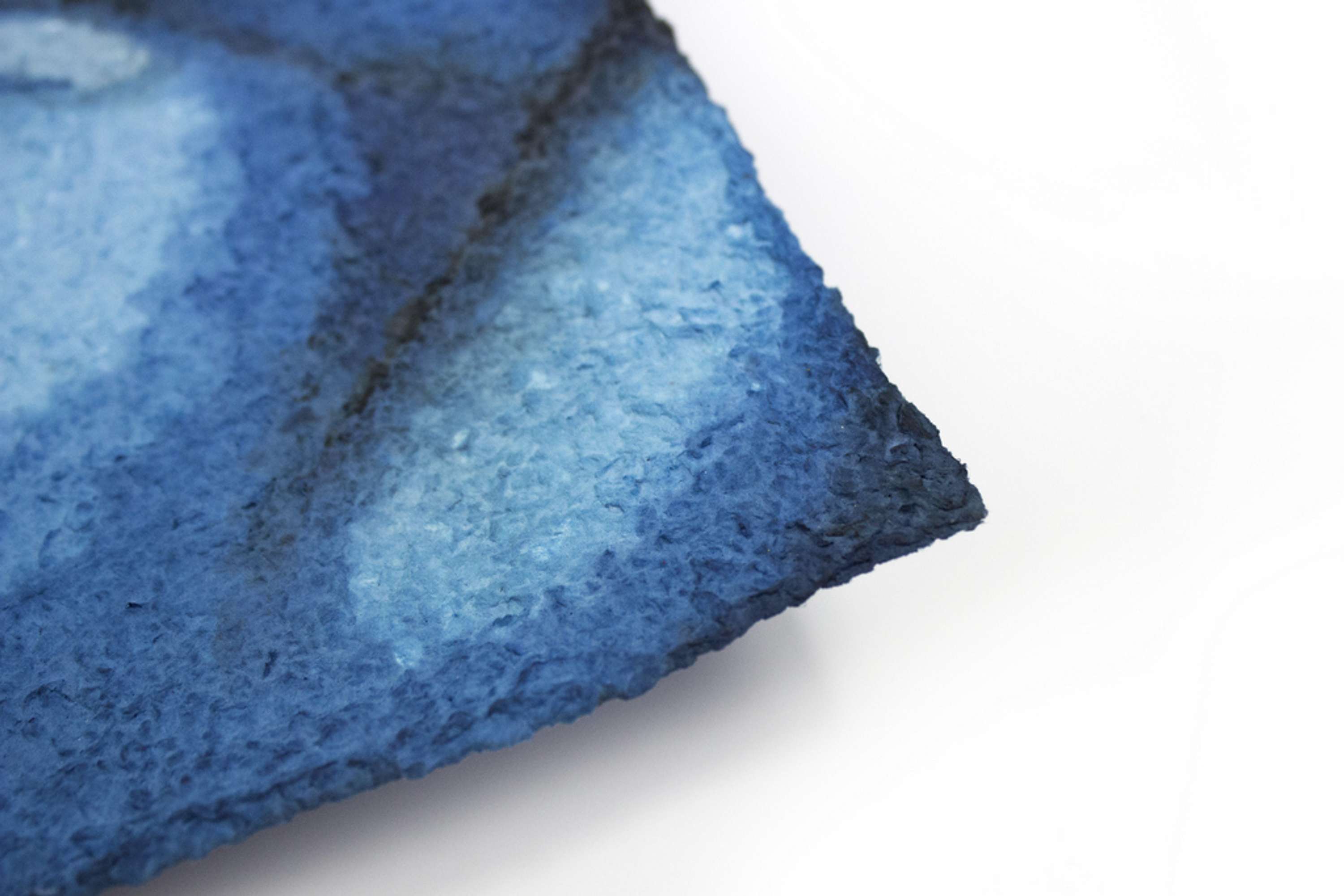 Blue Nude - Recycled Paper artwork by Annemarieke Kloosterhof