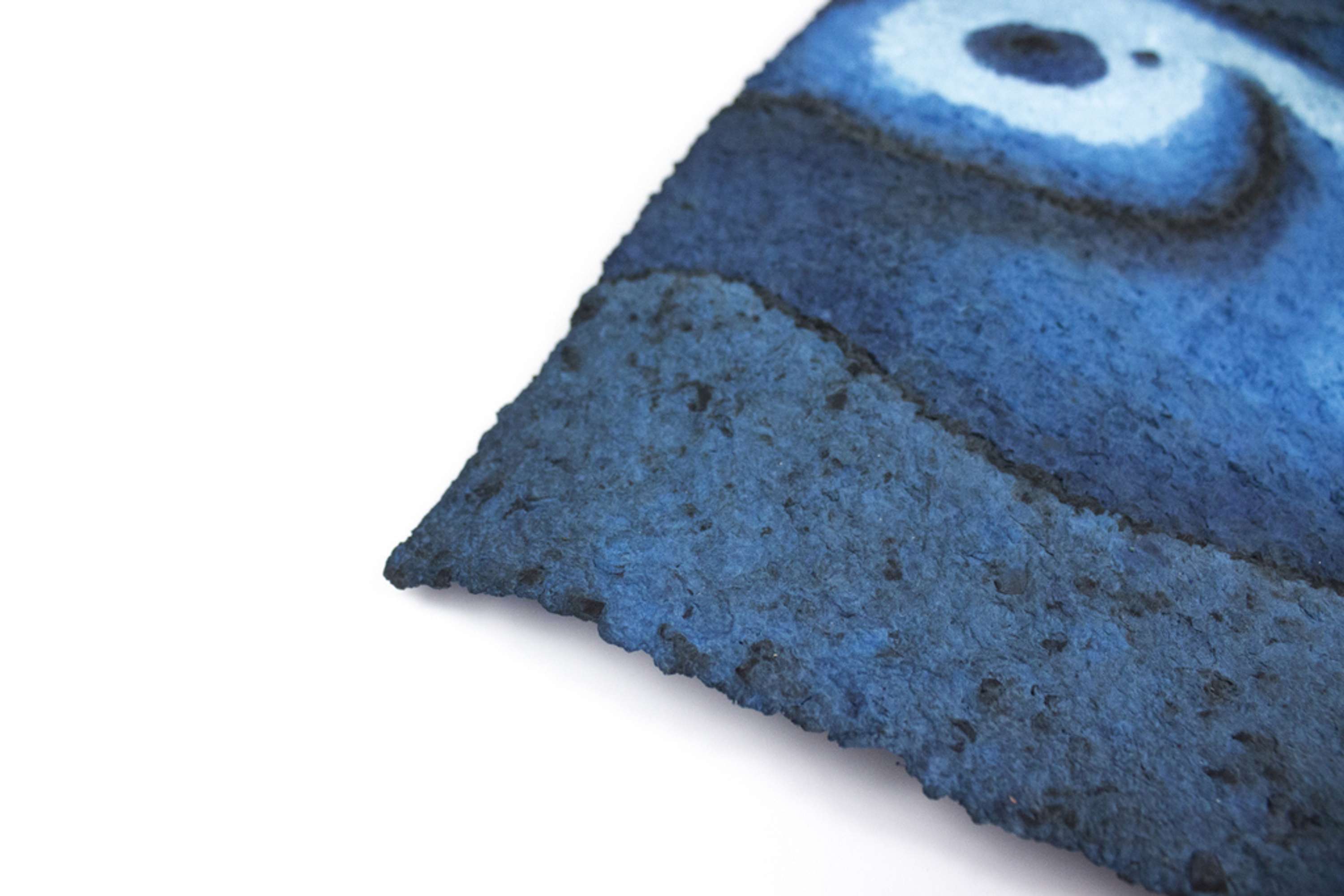 Blue Nude - Recycled Paper artwork by Annemarieke Kloosterhof