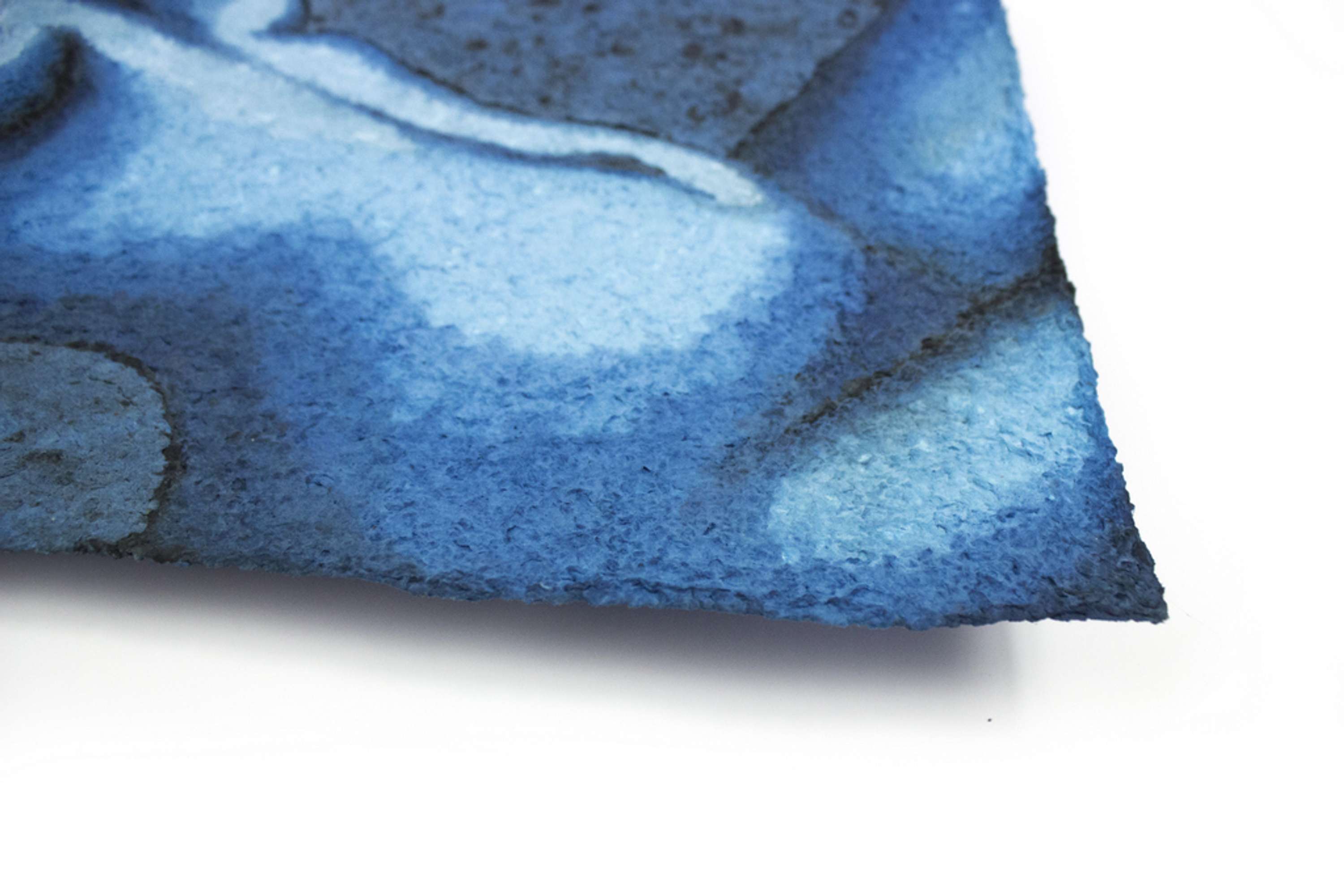Blue Nude - Recycled Paper artwork by Annemarieke Kloosterhof