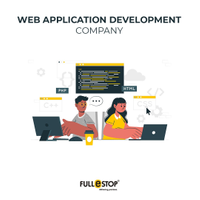 Web Application Development Services in India | UK | US - Fullestop logo