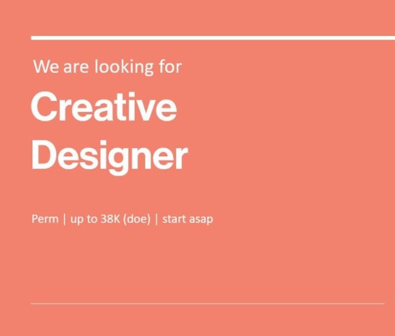 Creative Designer by FOR London Ltd.