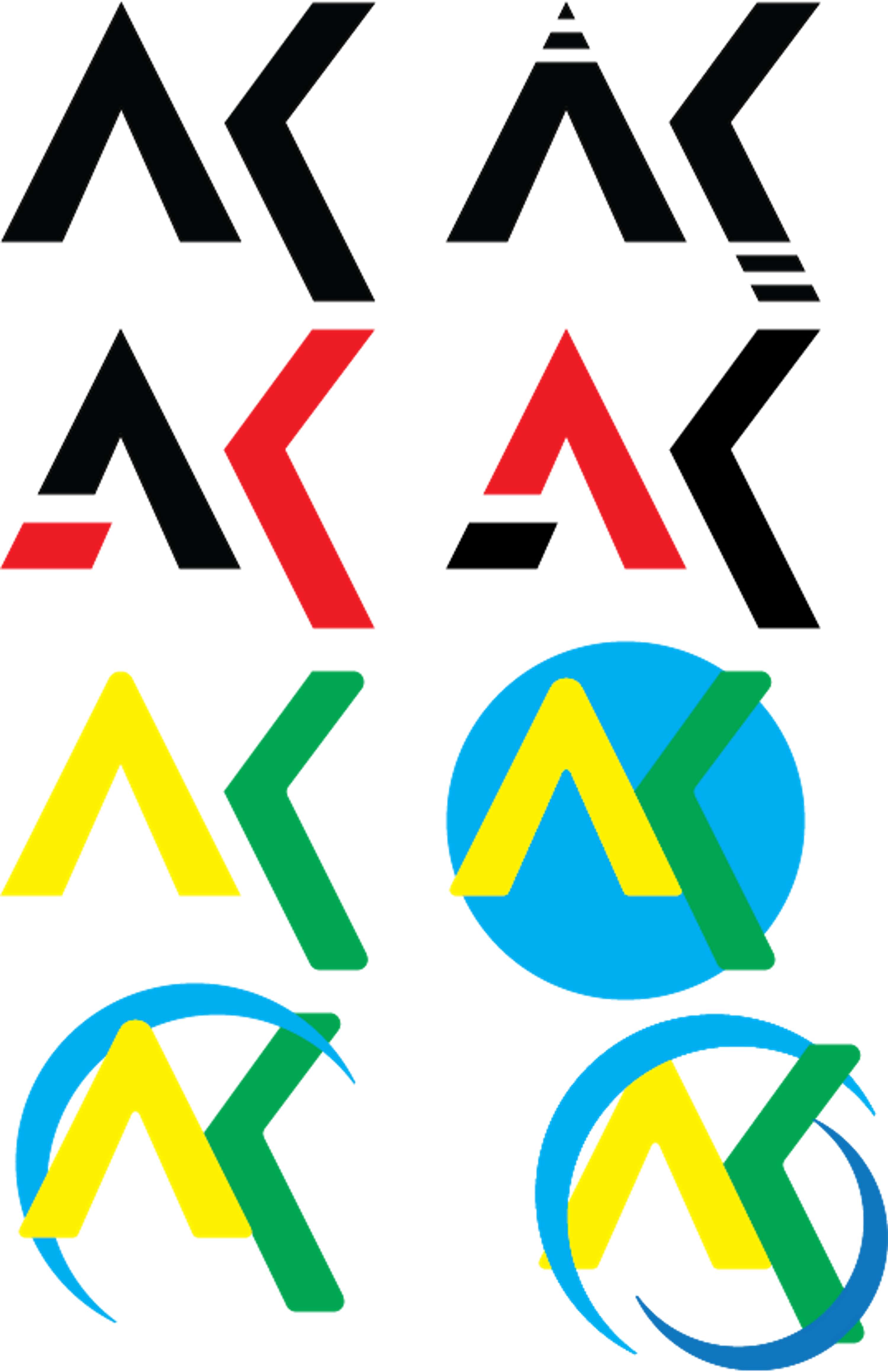 A to K Logo Designs by Rave Kreativ