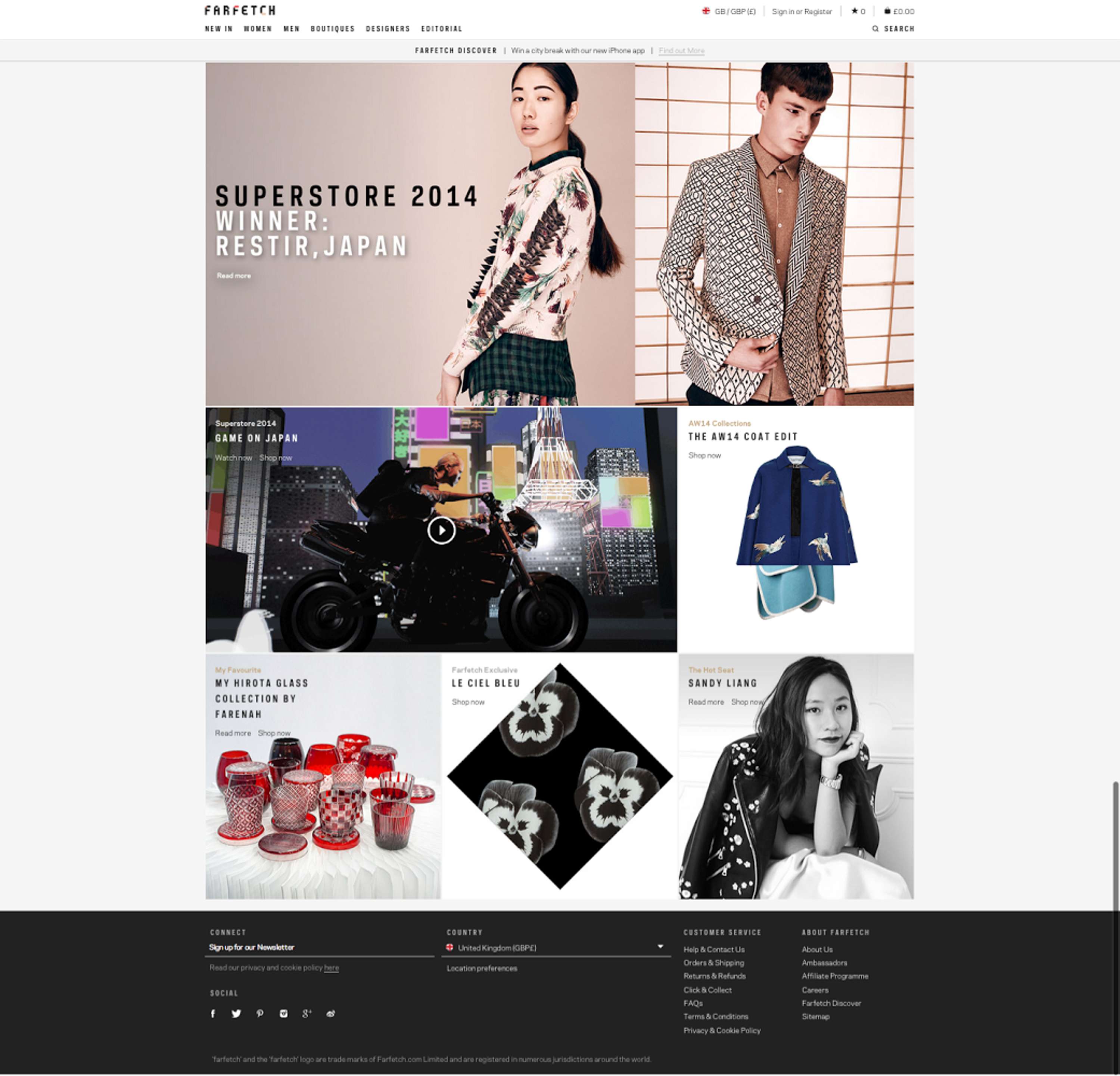 Farfetch: Japan Launch by Ashlie Dixon