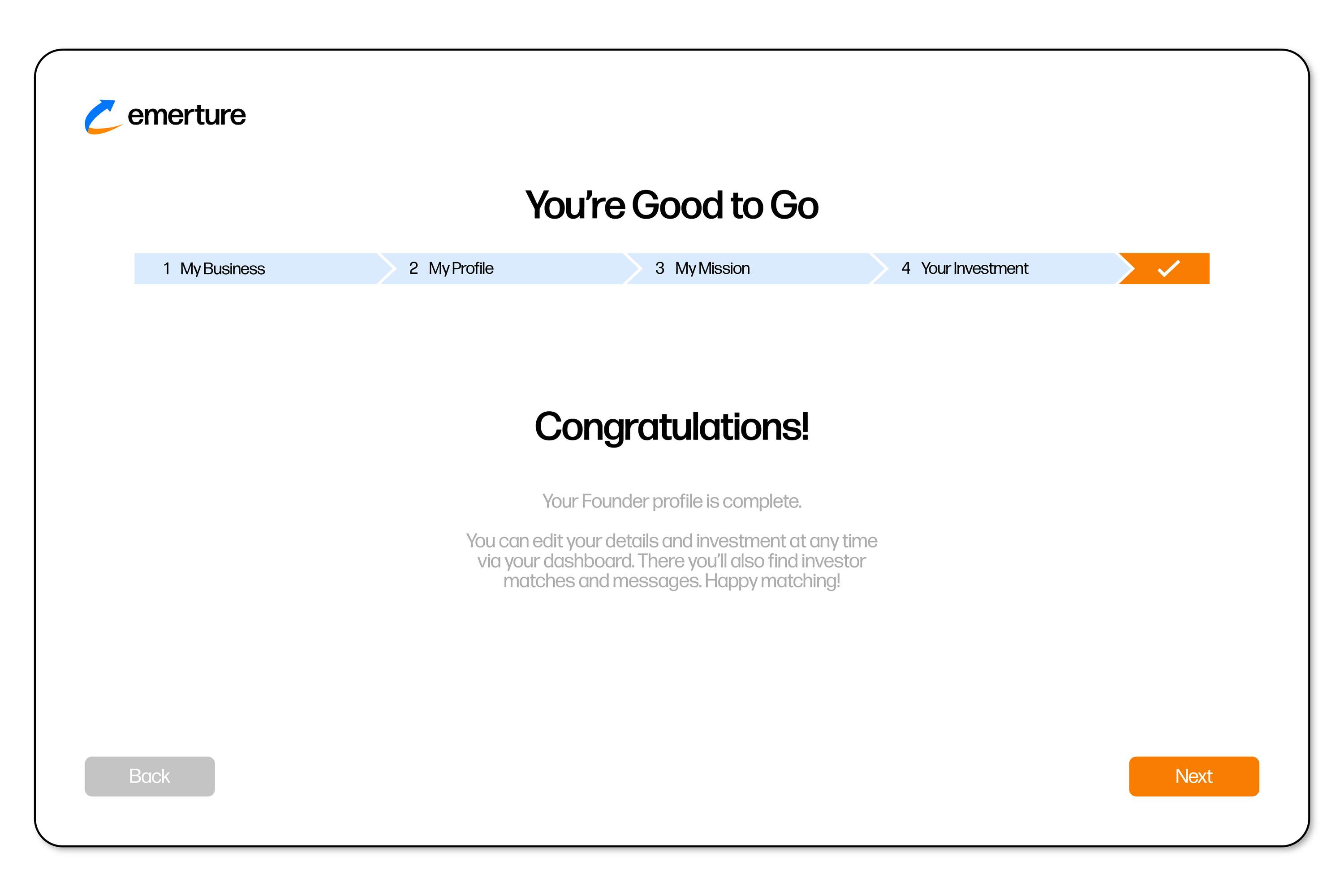 Emerture UI Design by Samuel Grosvenor